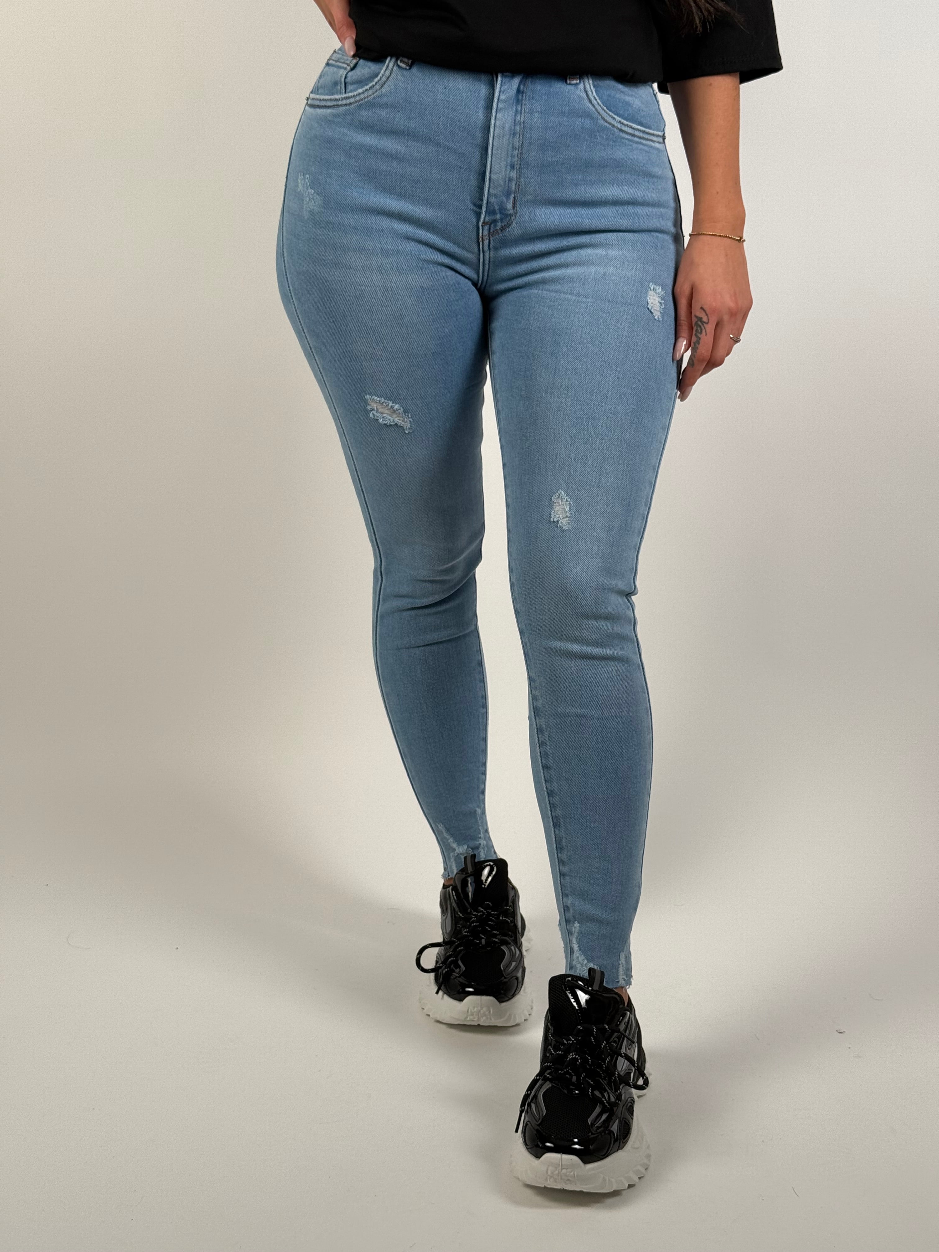 Jeans V 8639 Skinny Blauw