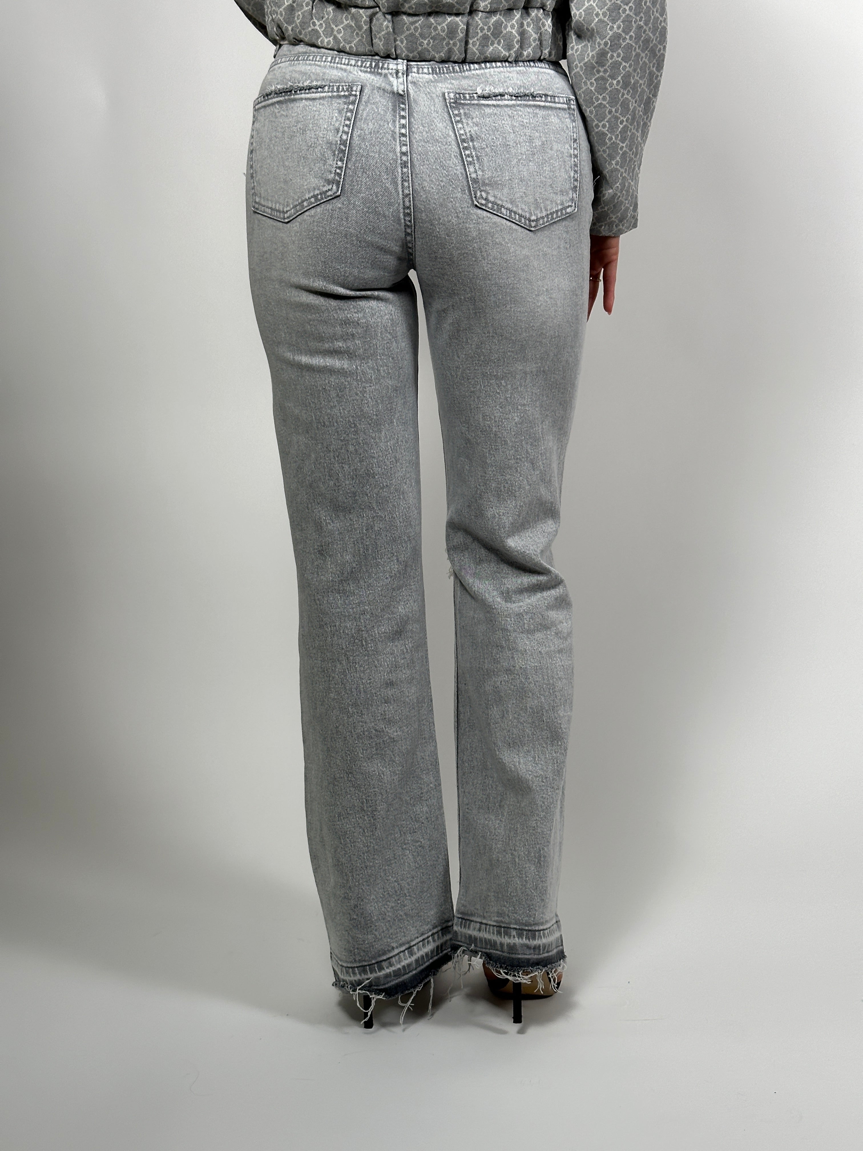 Jeans Q 3558 Extra Long Grijs