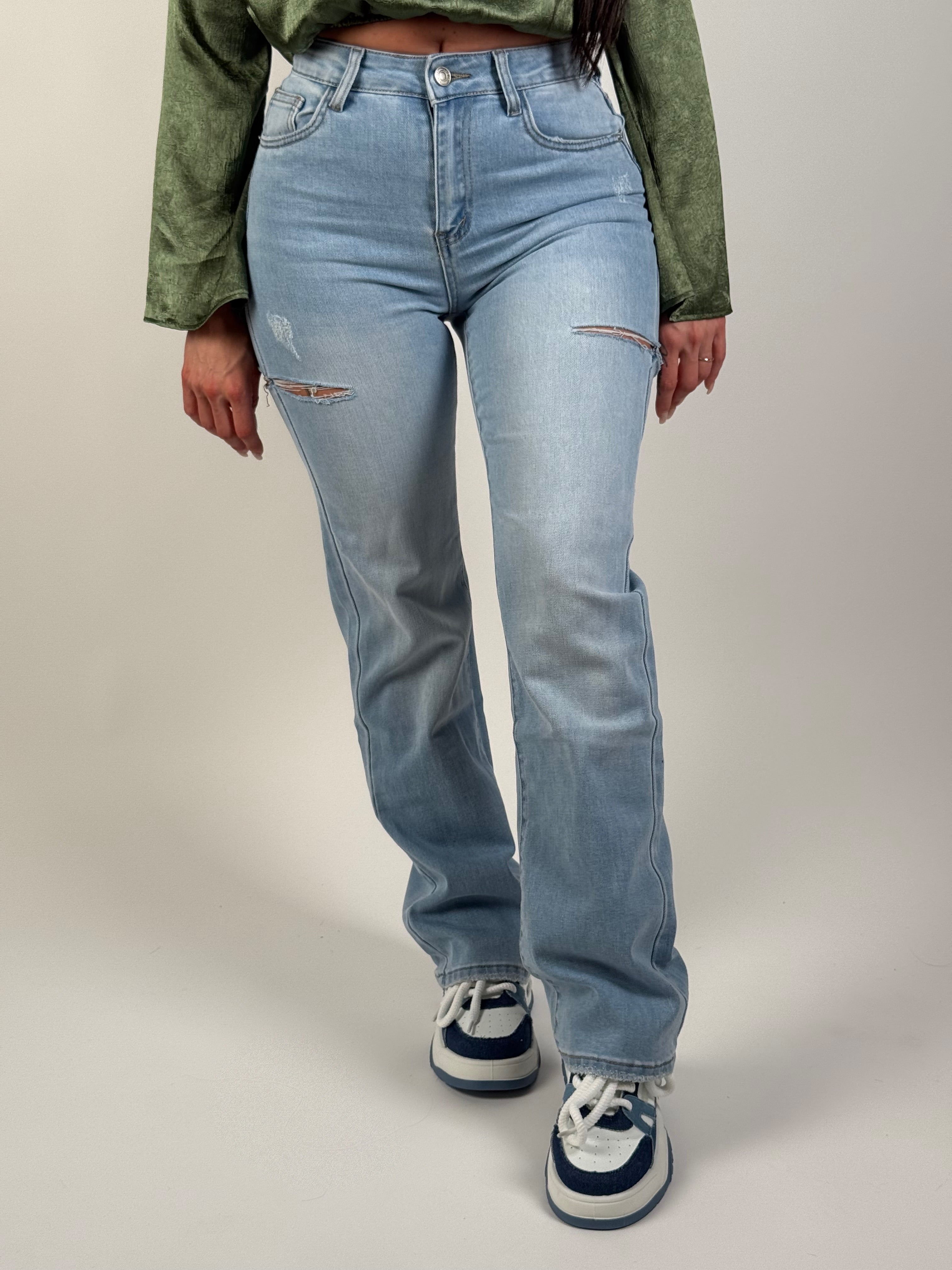 Jeans K 946-2 Straight Blauw