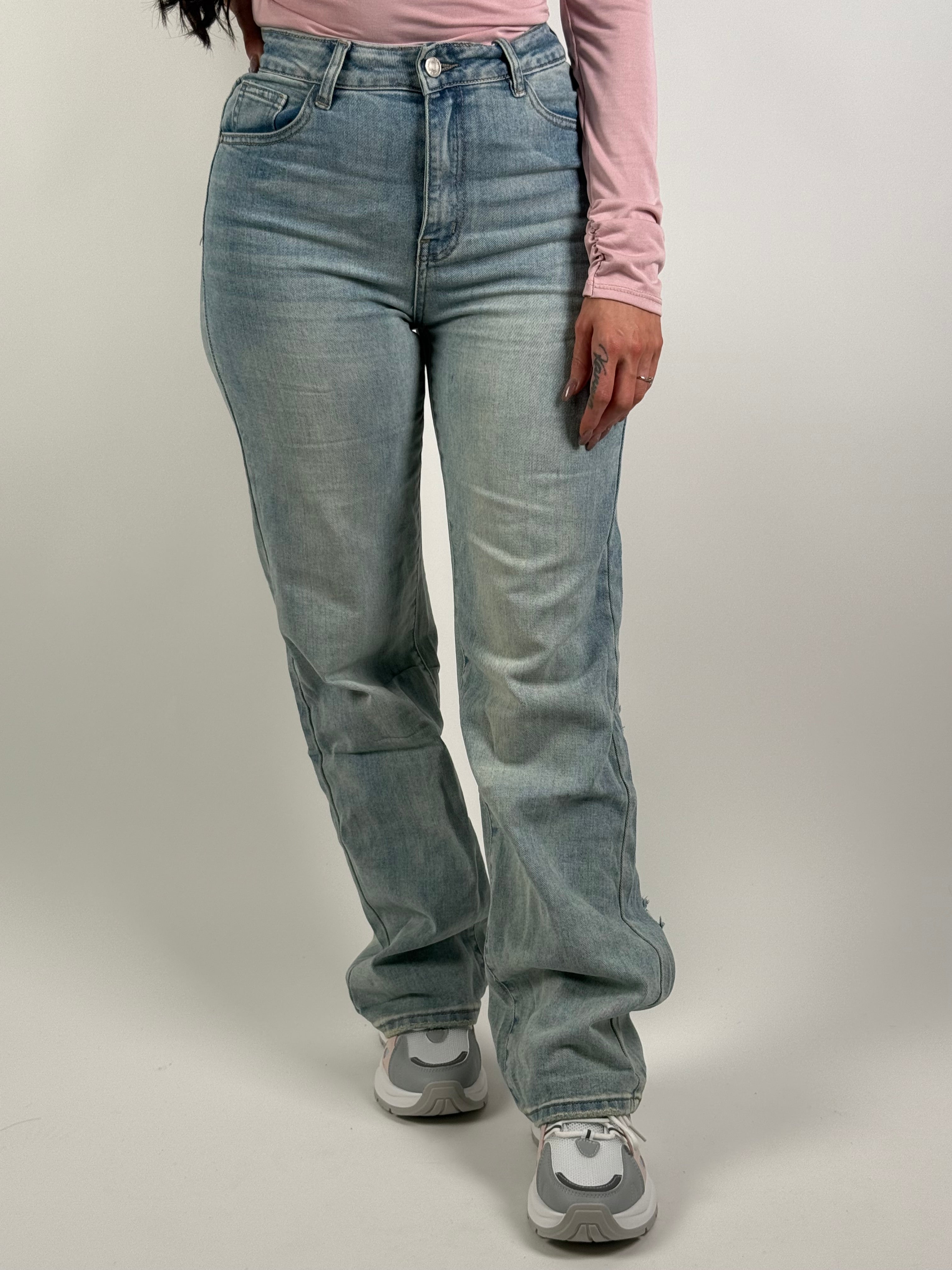 Jeans H 805 Wide Leg Blauw