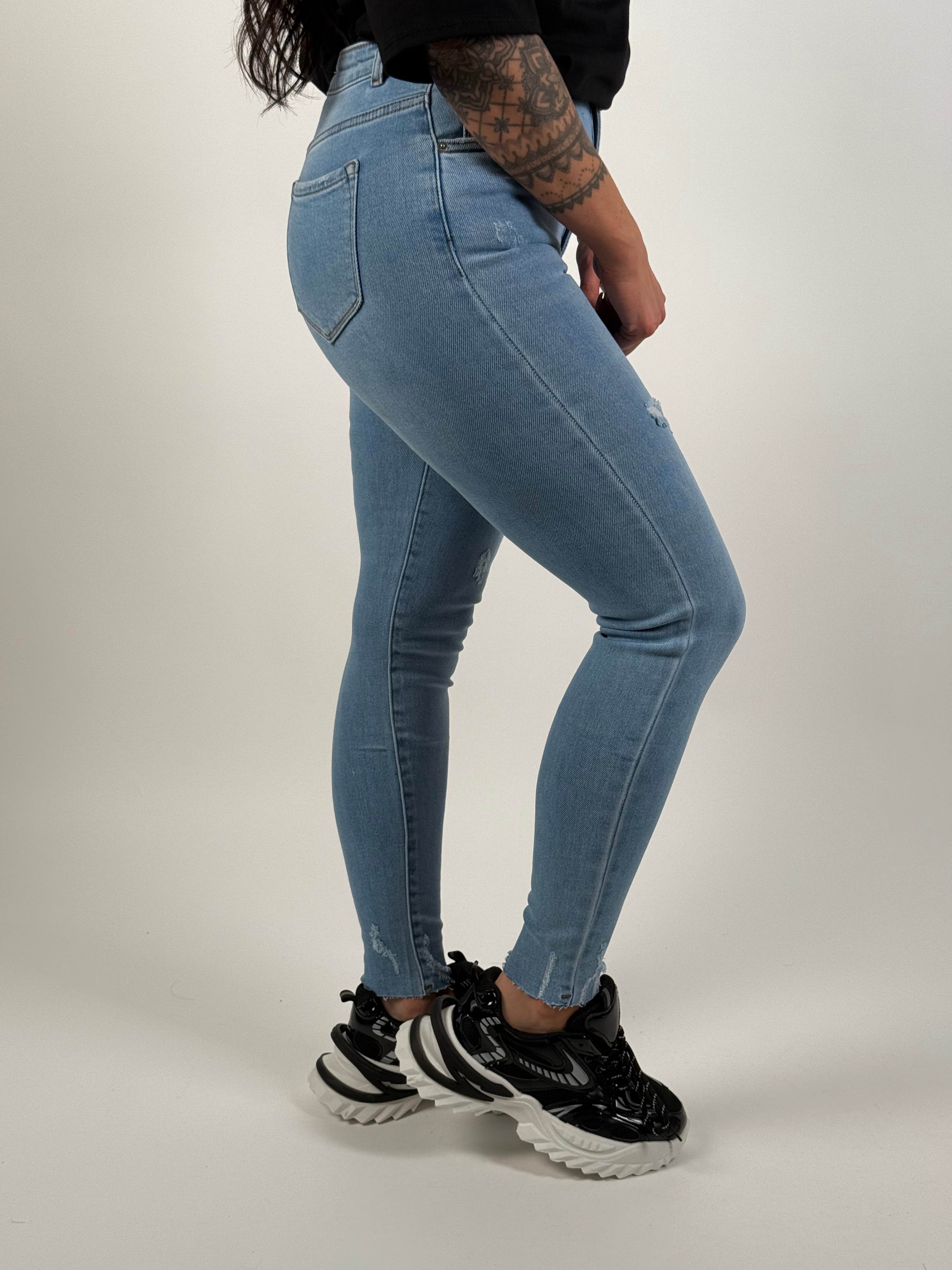 Jeans V 8639 Skinny Blauw
