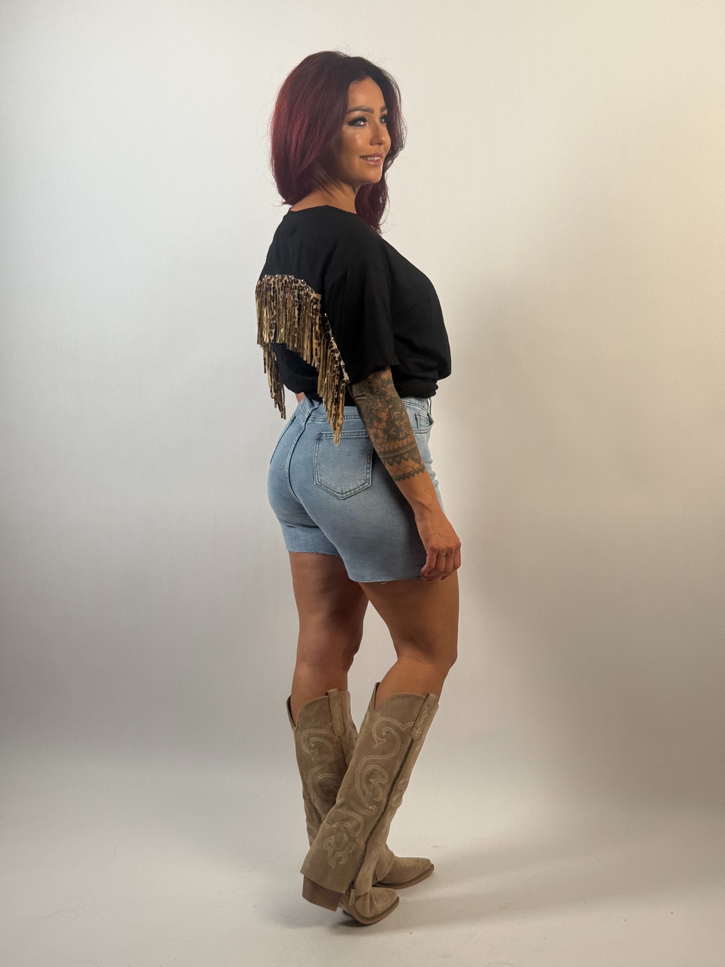 Shirt Fringe Leo Zwart