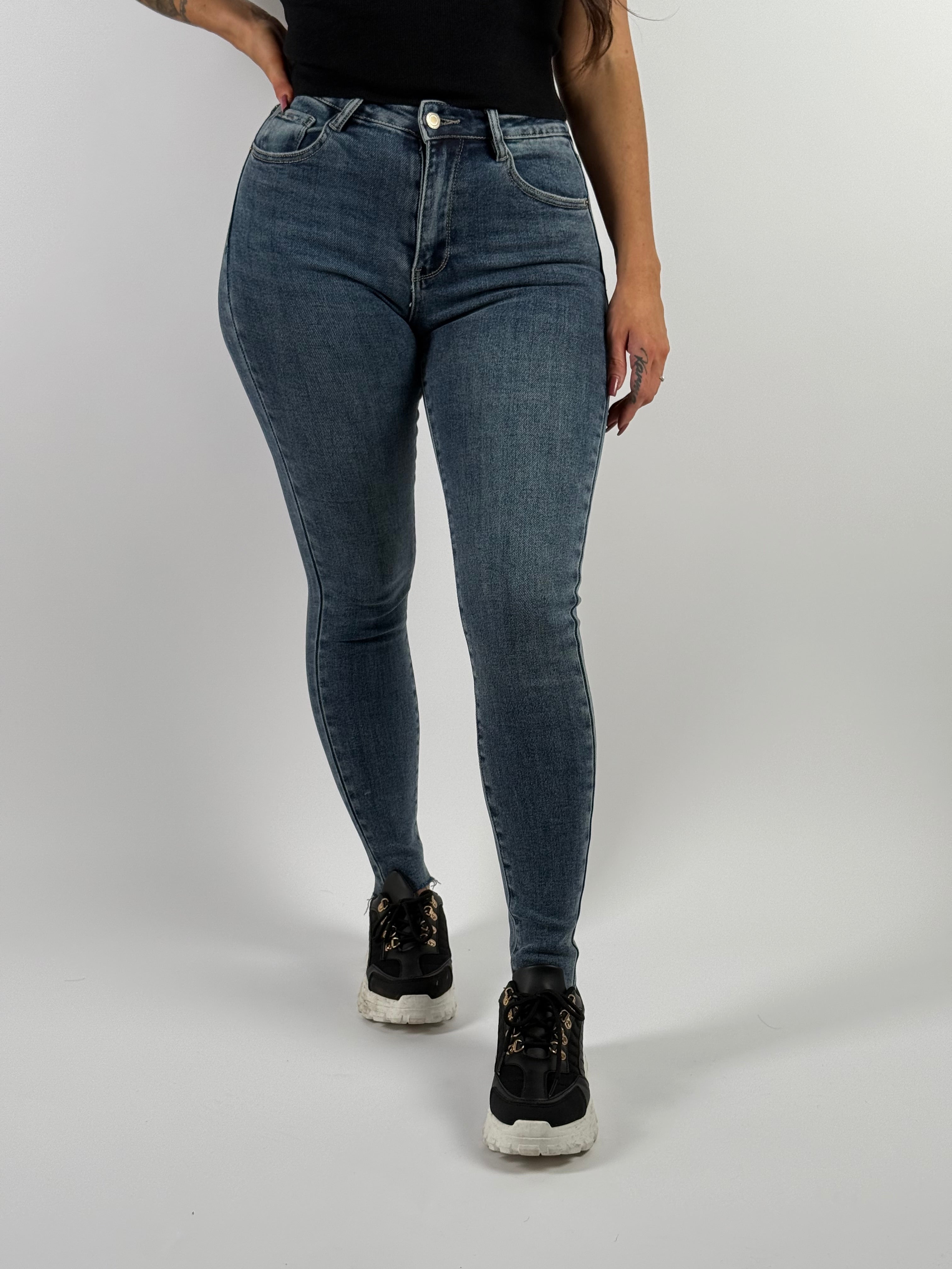 Jeans L 5005-1 Skinny Blauw