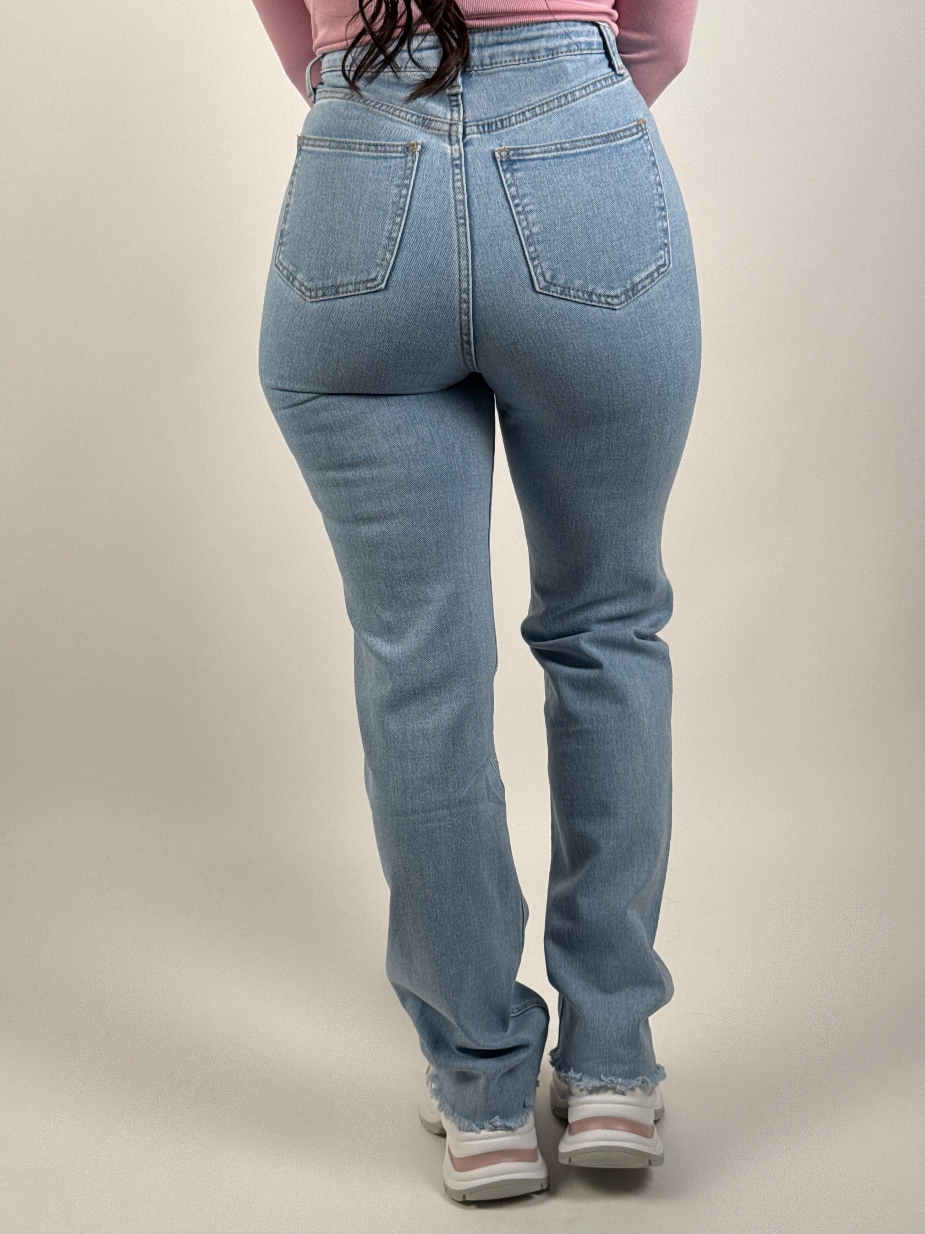 Jeans R 2827 Hart Straight Blauw