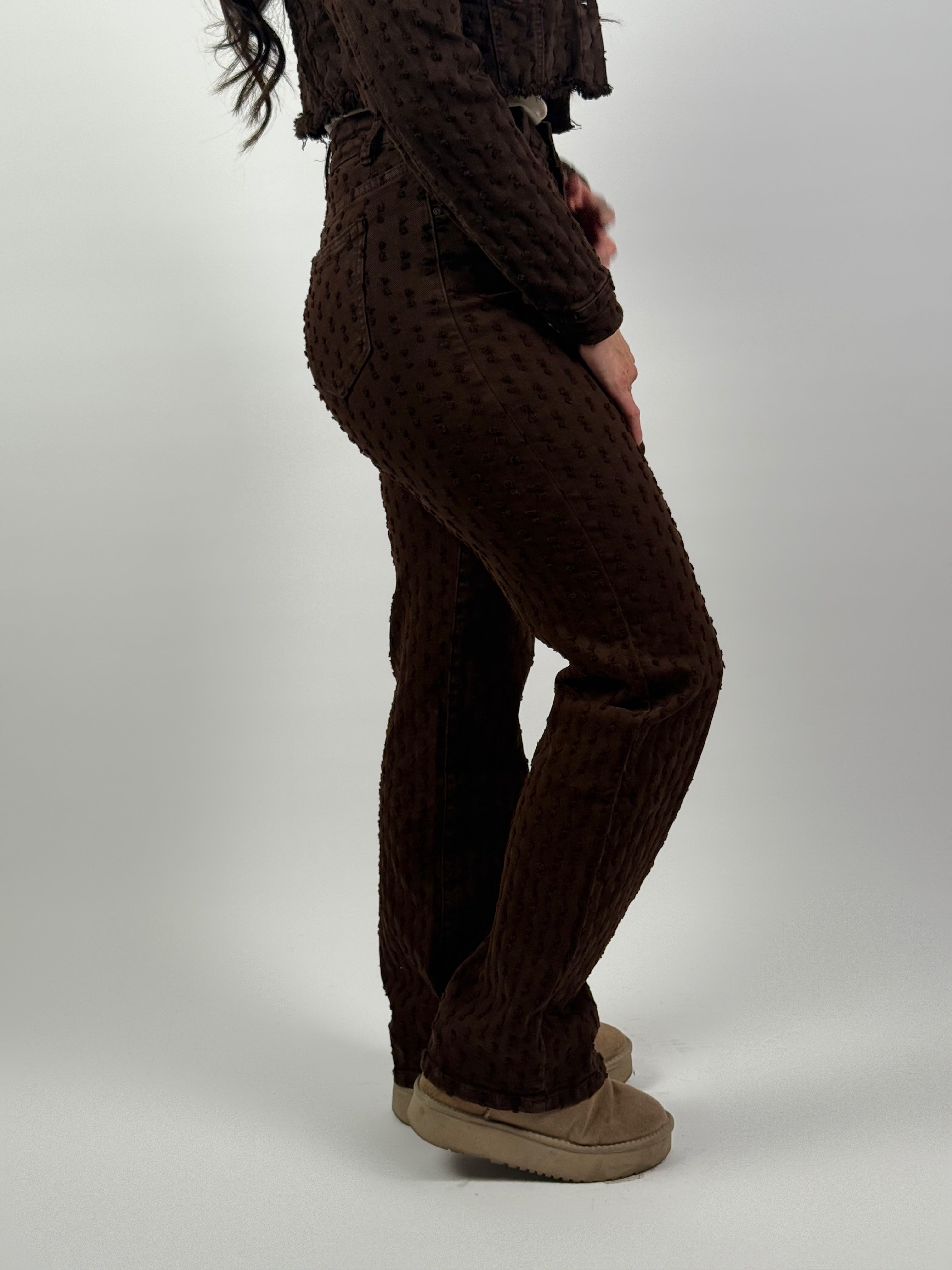 Jeans H 655-19 Wide Leg Bruin