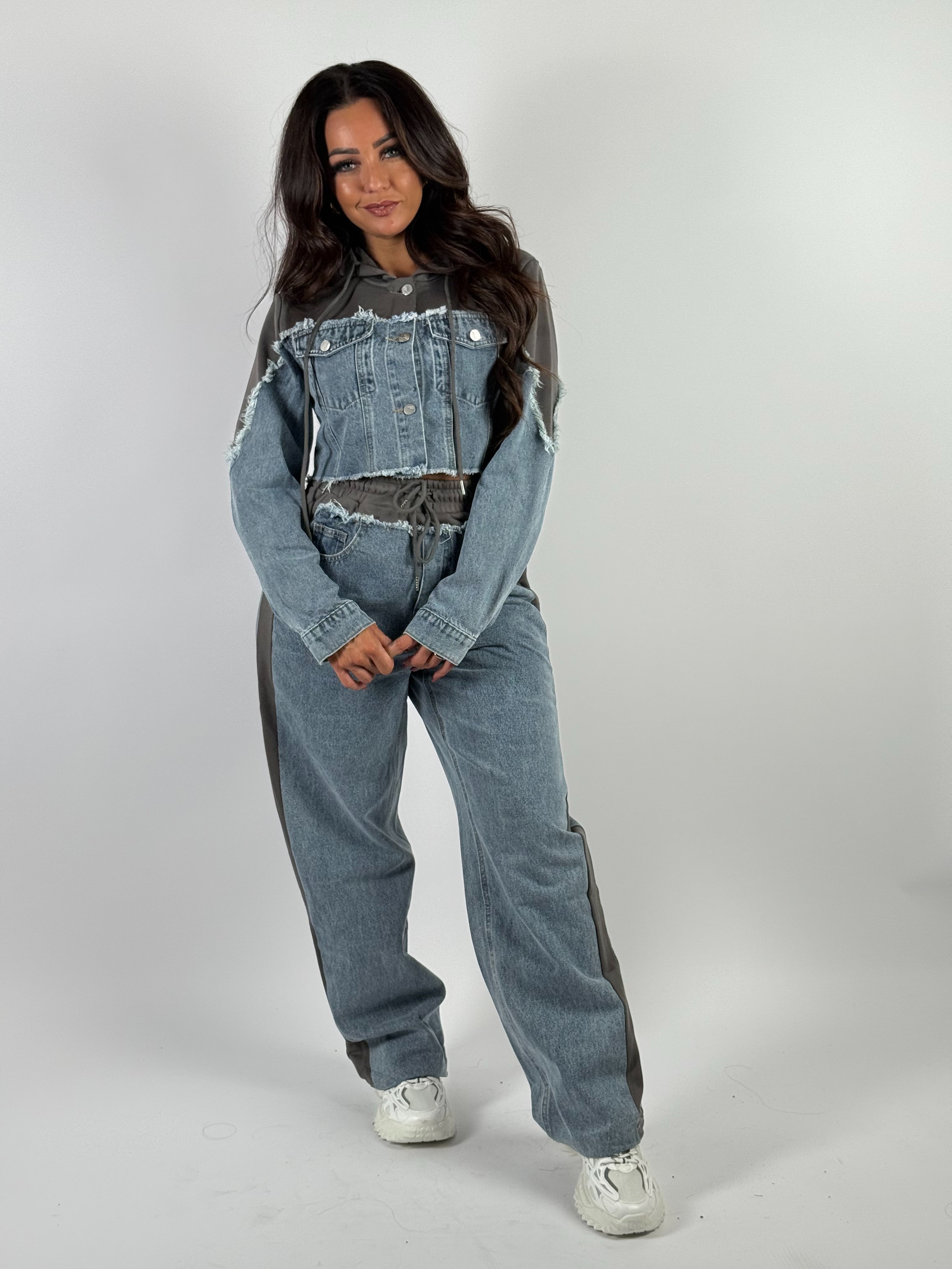 Jeans L 0050 Jogg Wide Leg Blauw