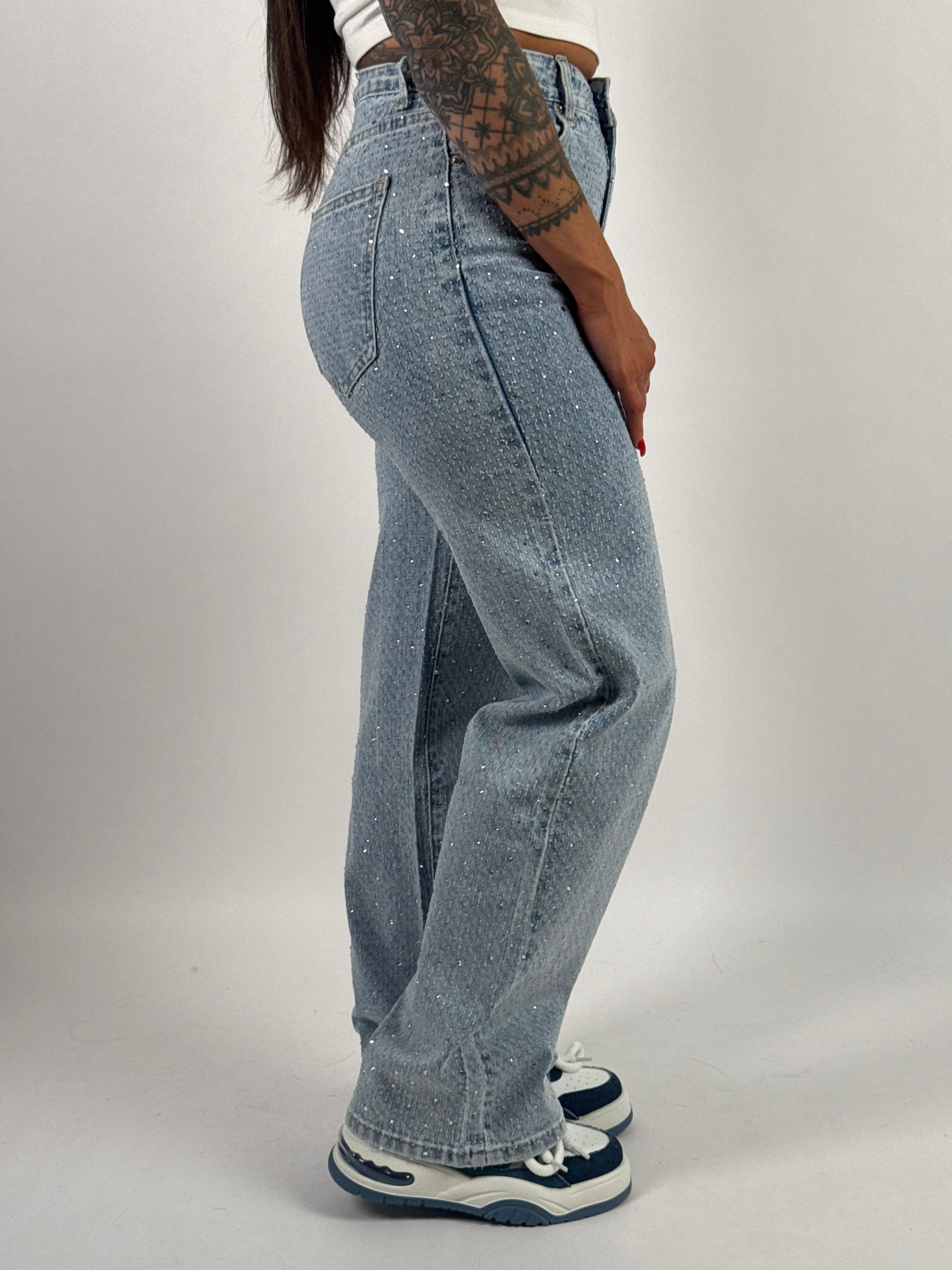 Jeans M 713 Straight Blauw