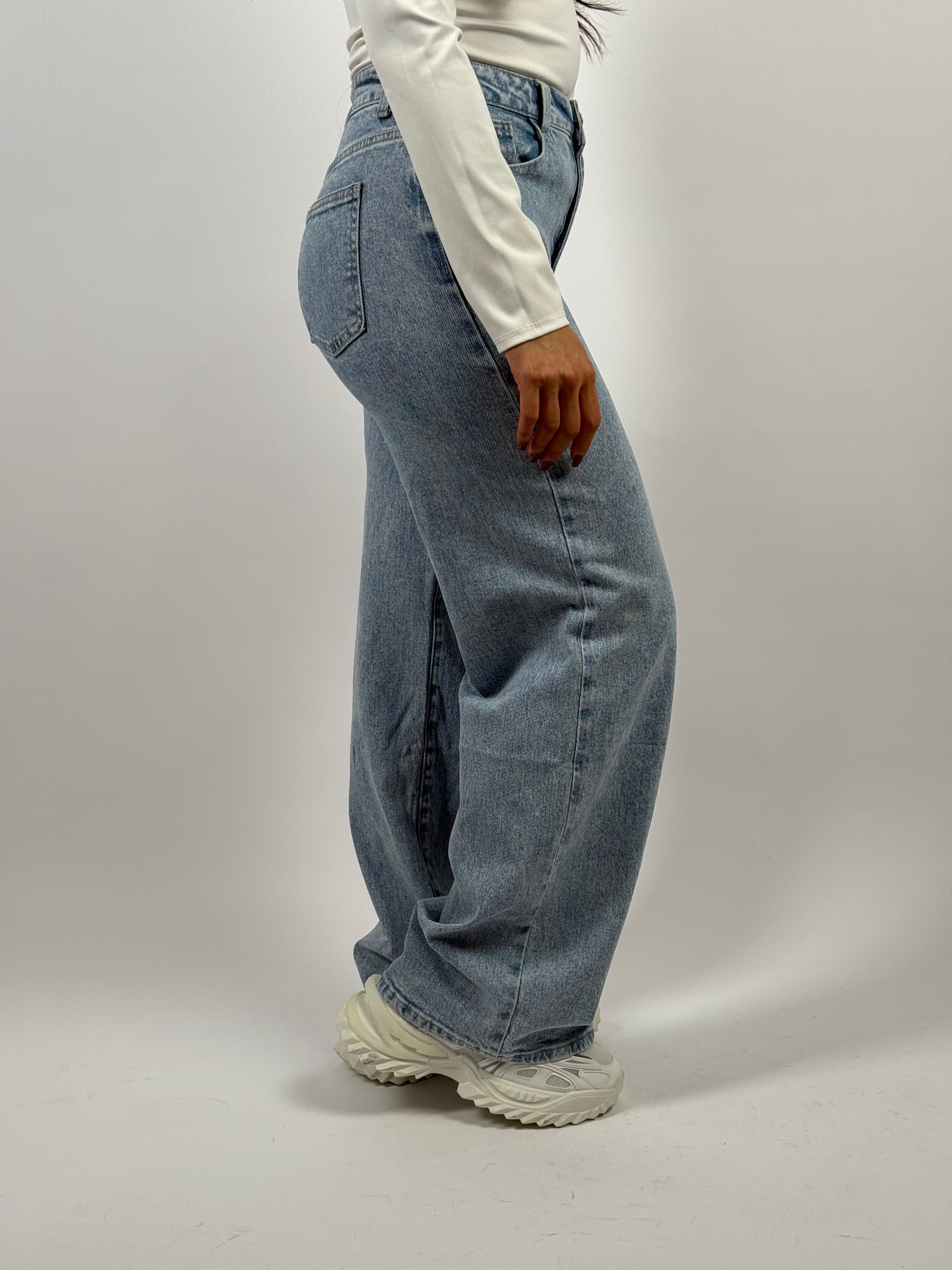 Jeans H 8510-2 Wide Leg Blauw