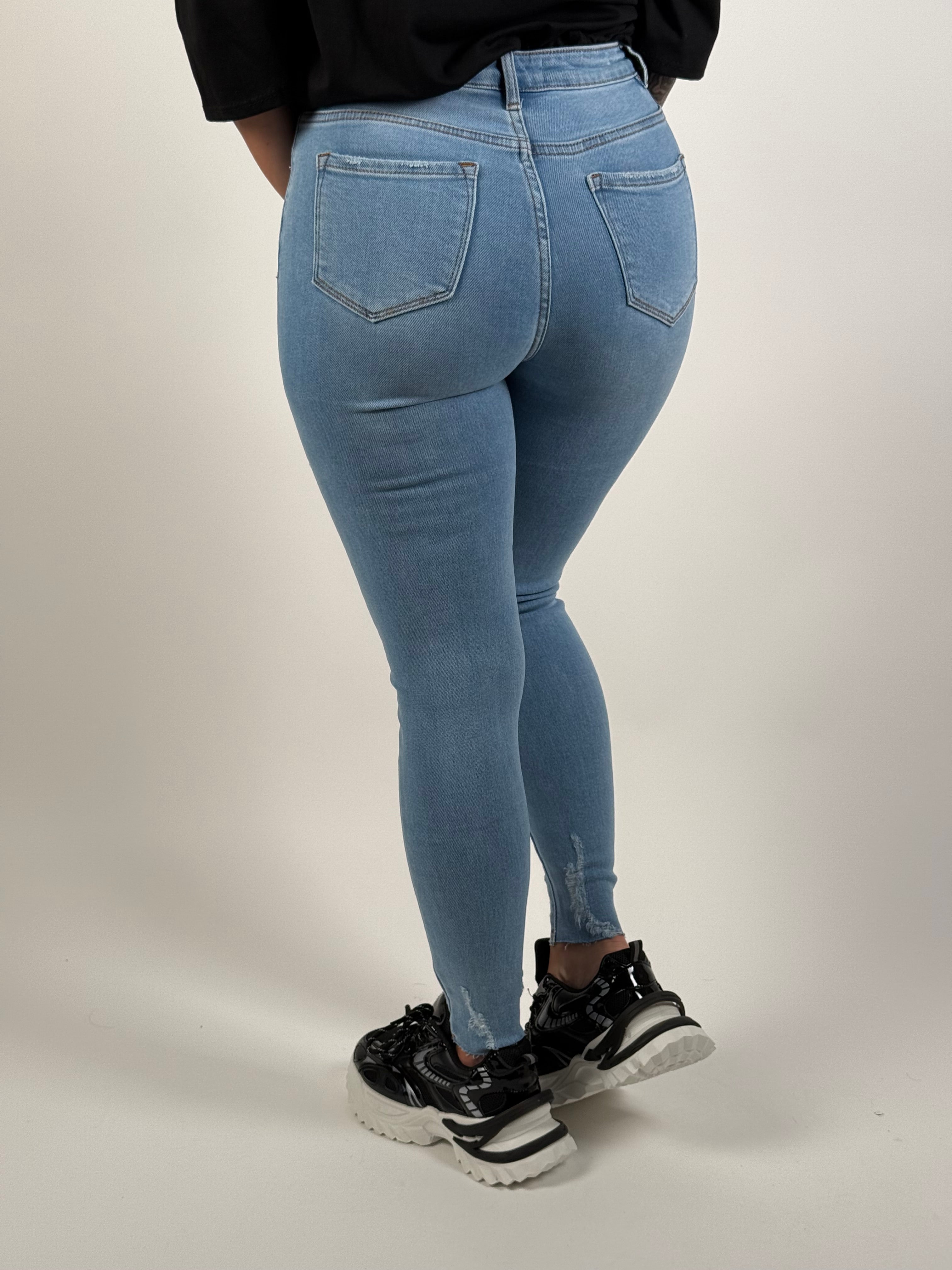 Jeans V 8639 Skinny Blauw