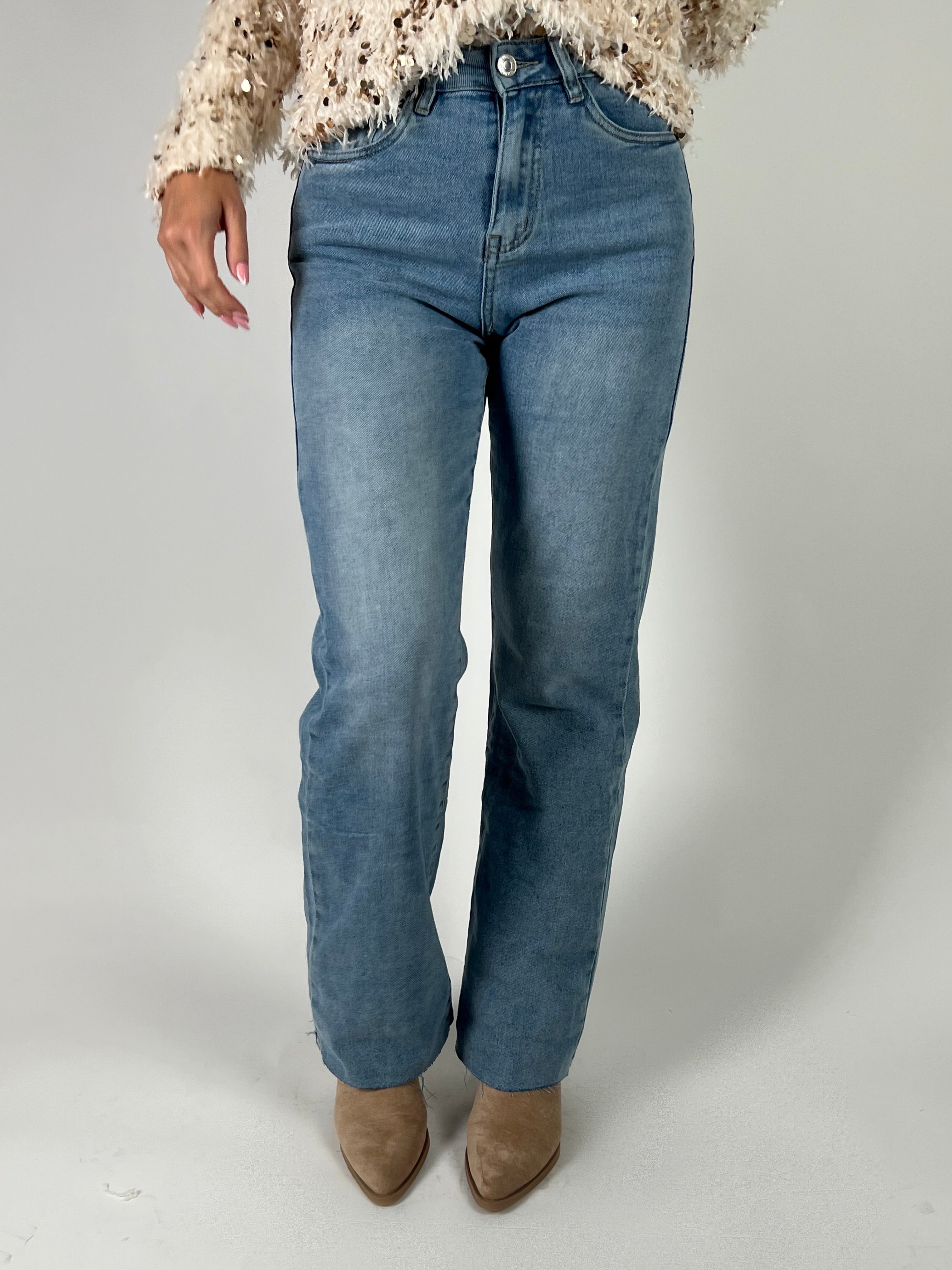 Jeans V 212 Wide Leg Blauw