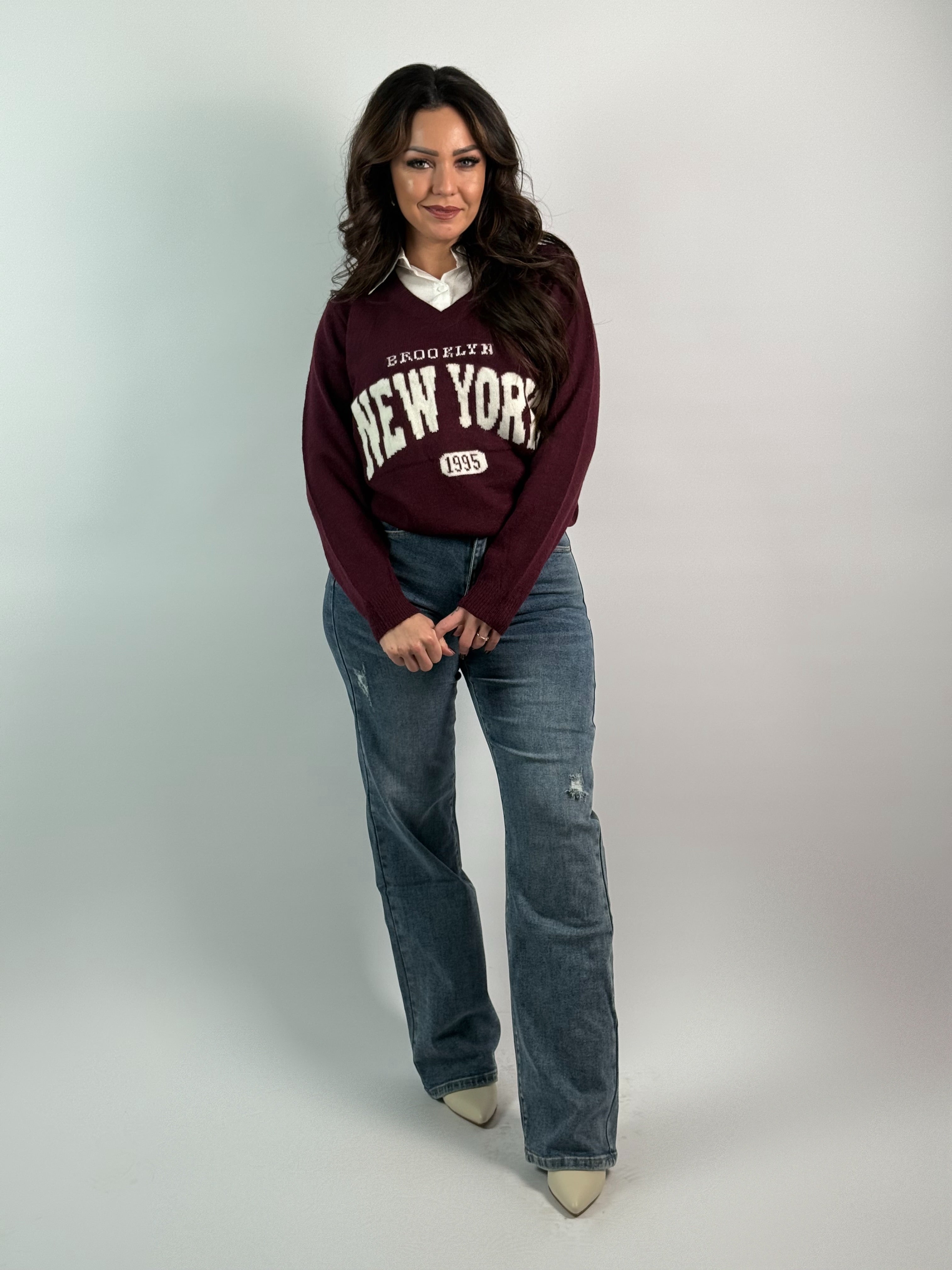 Trui NY Blouse Bordeaux