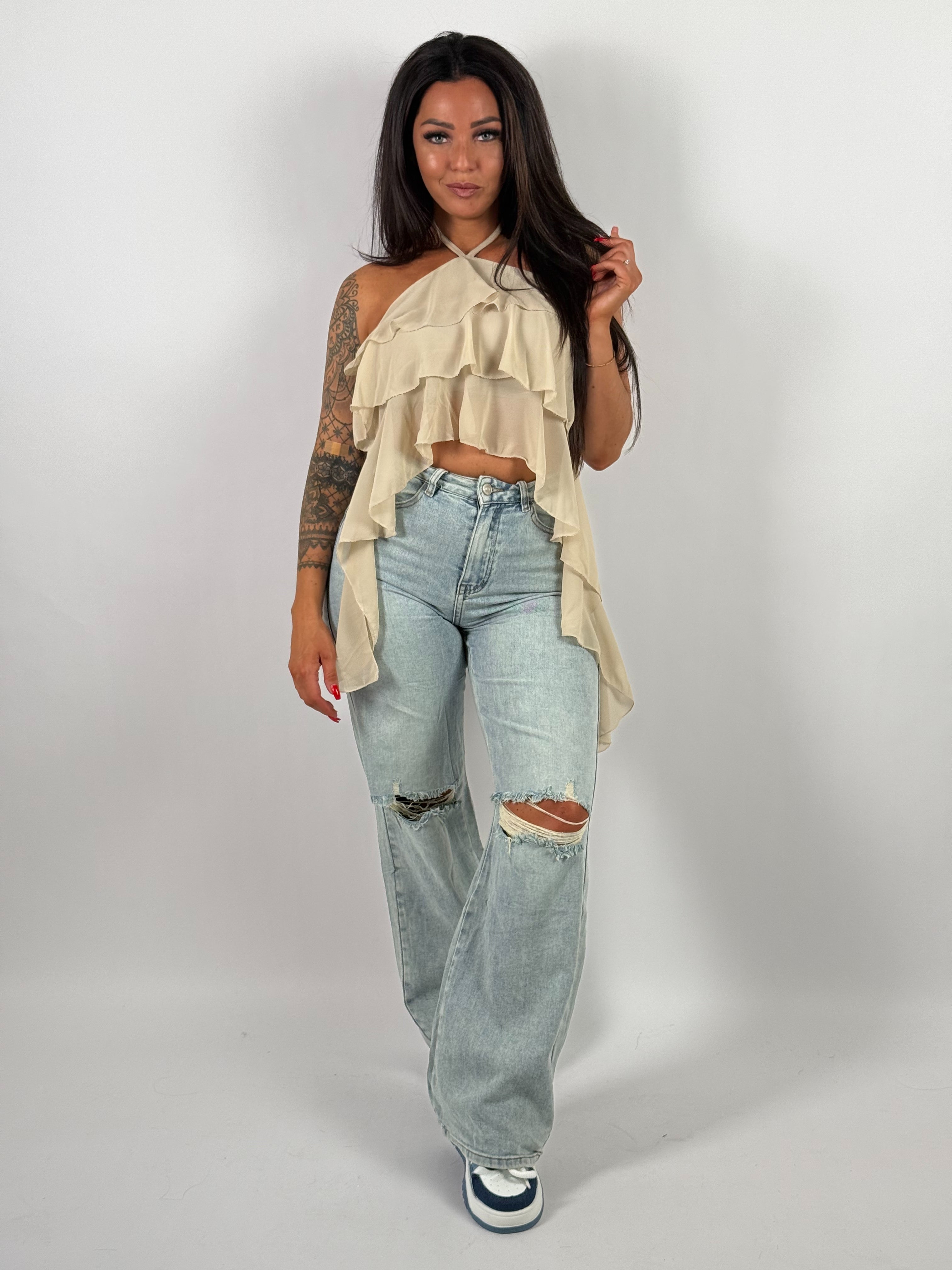 Jeans H 691-2 Wide Leg Blauw