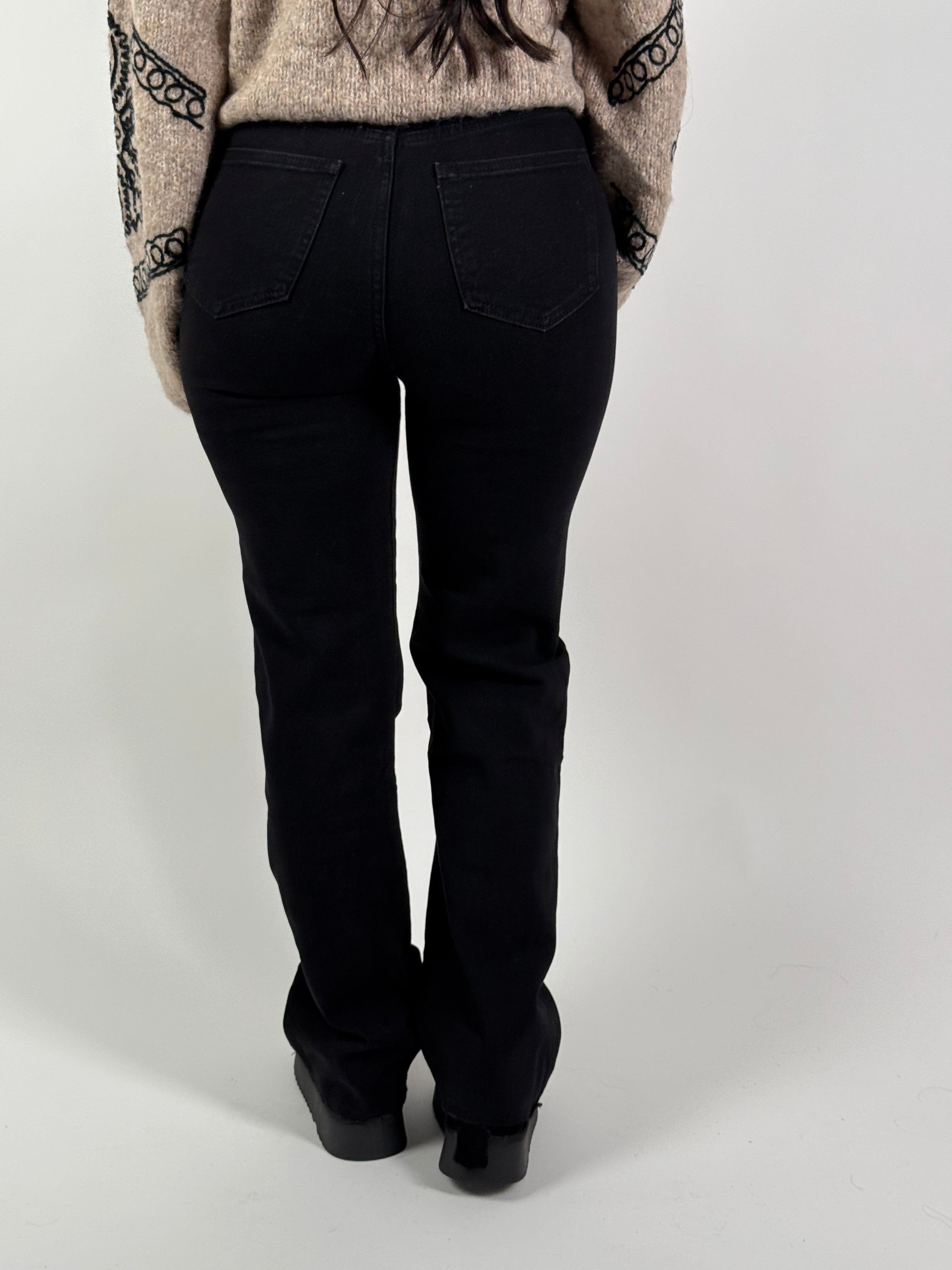 Jeans V 302 Wide Leg Zwart