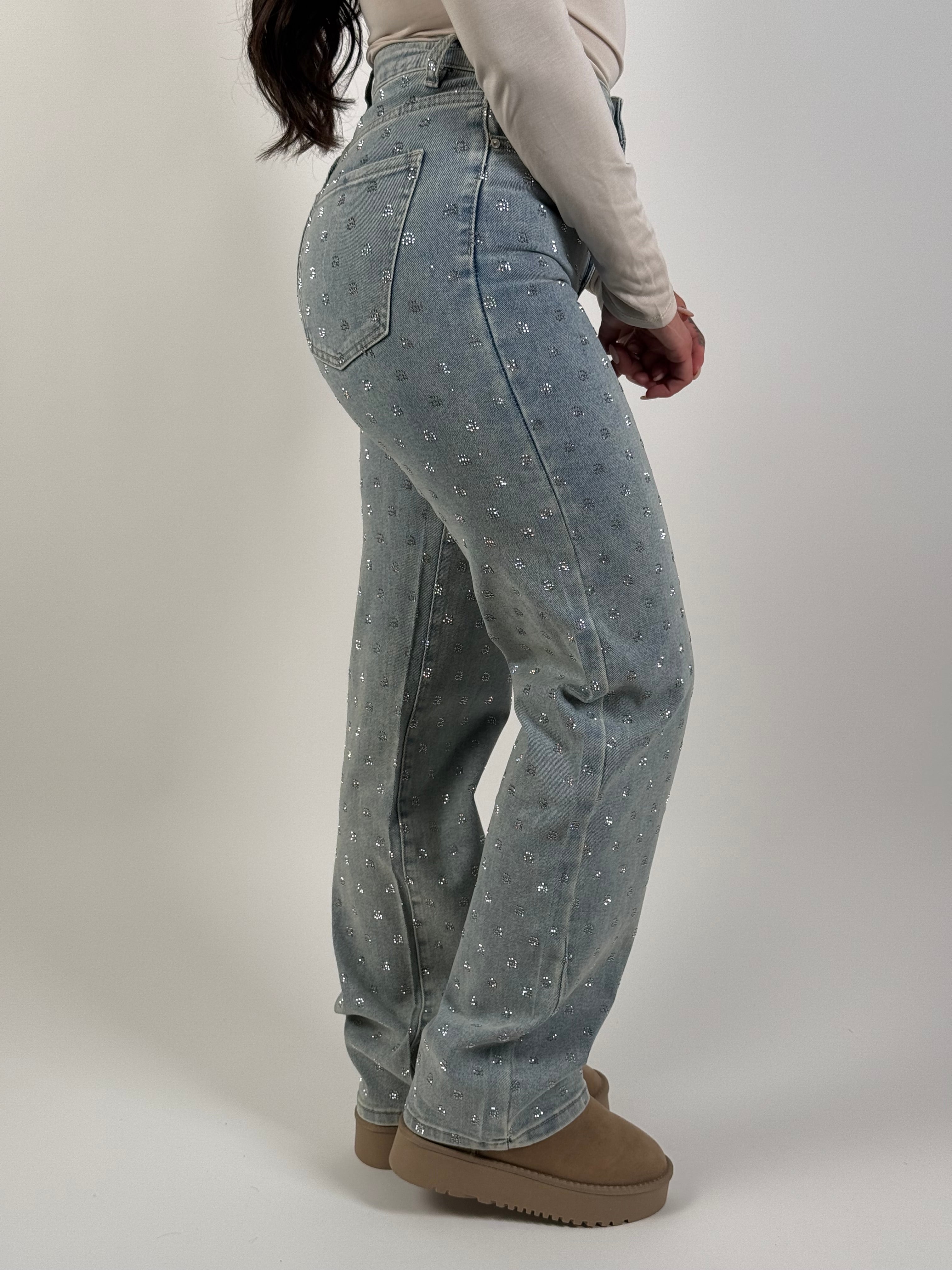 Jeans L 419-2 Straight Blauw