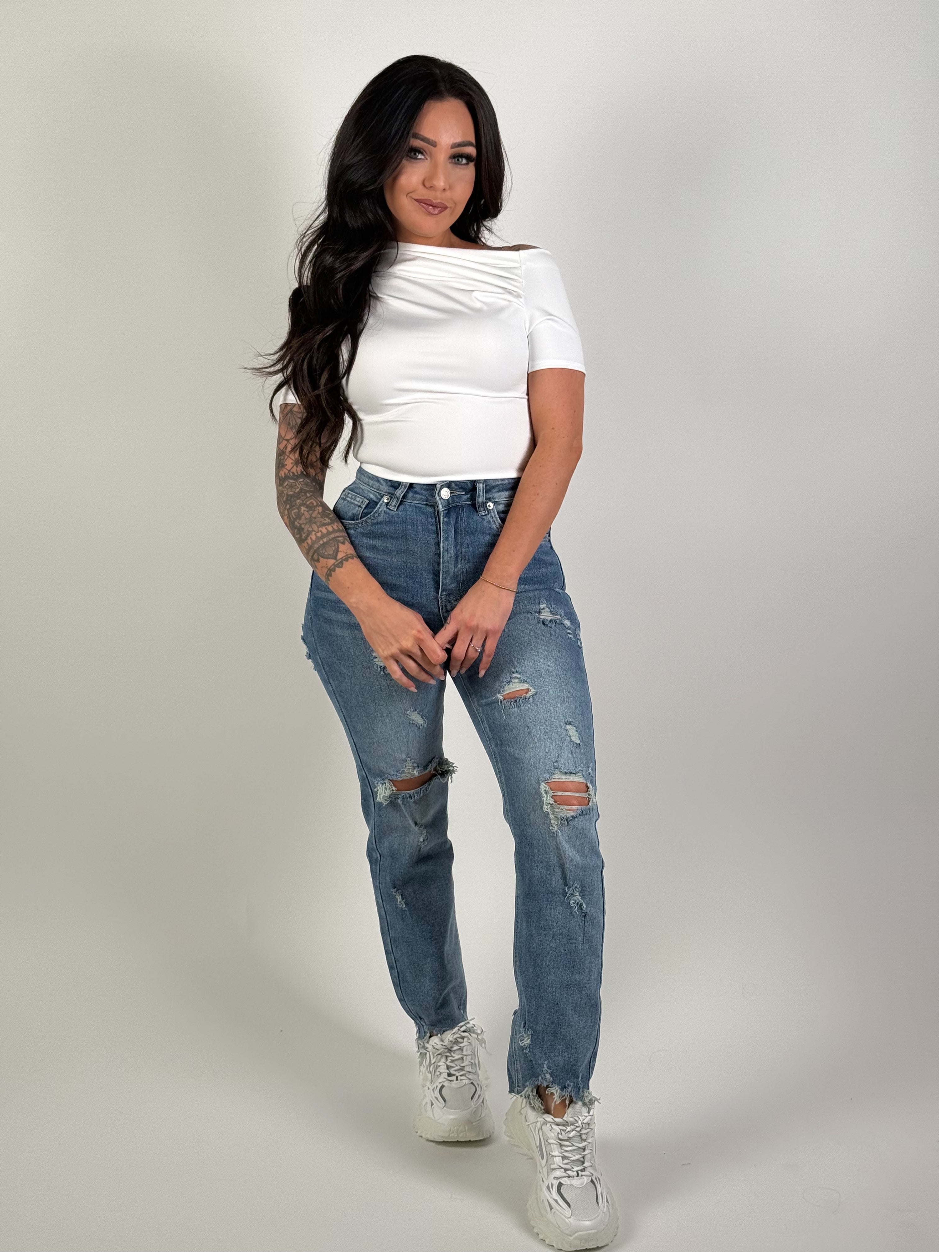 Jeans K 703-3 Straight Blauw
