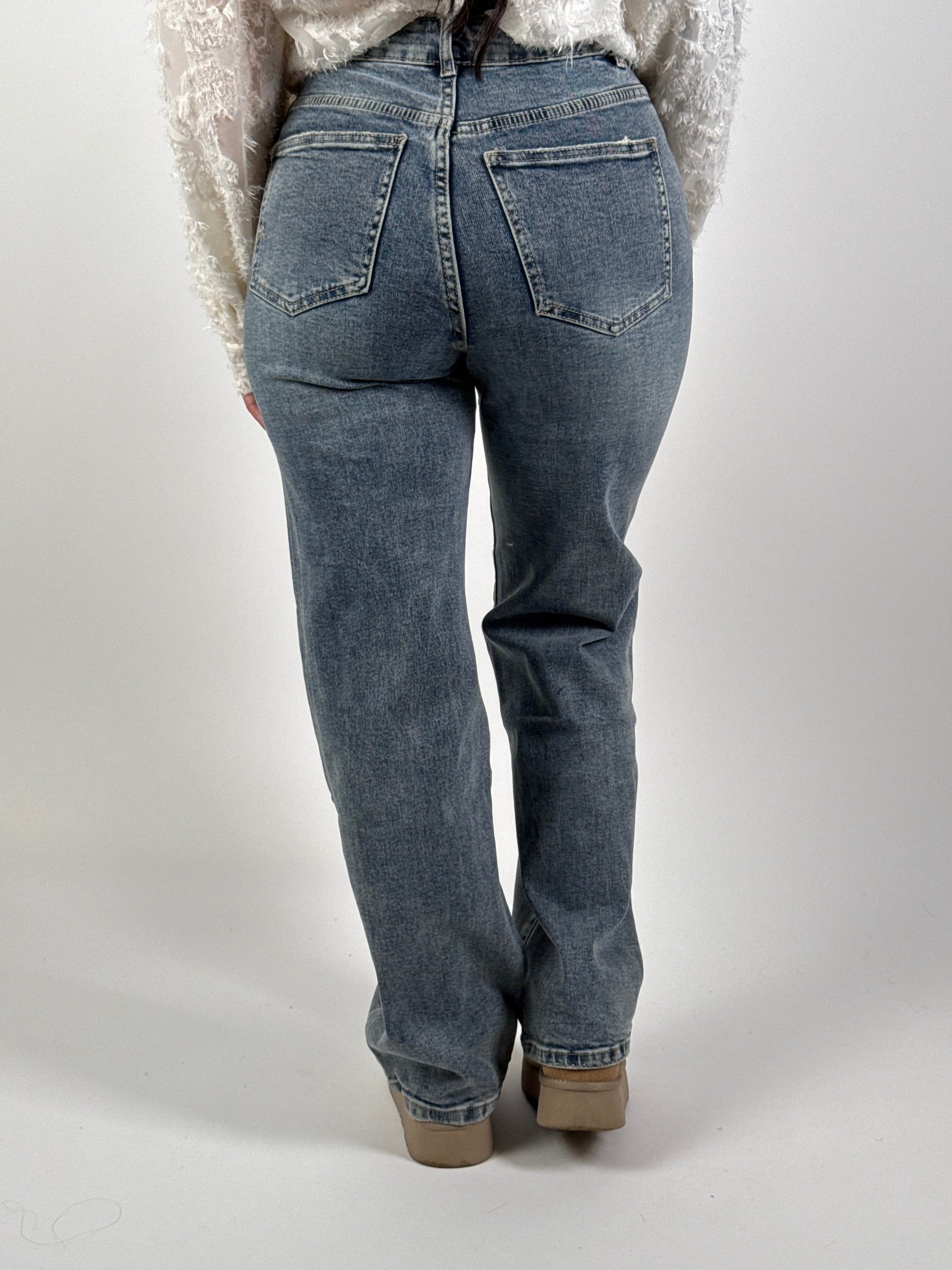 Jeans L 270-7-50 Straight Blauw