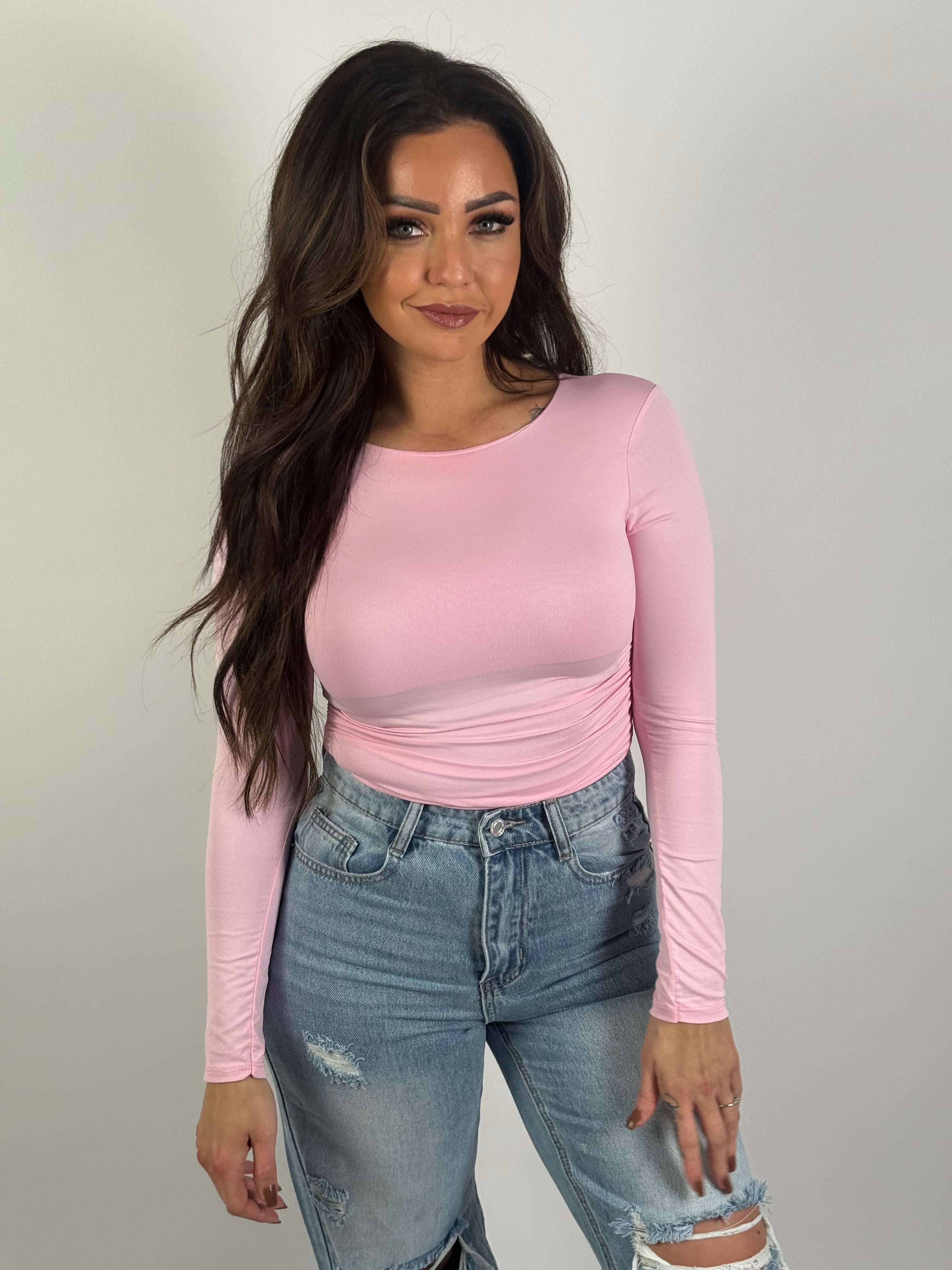 Top Yeni Basic 6315 Roze