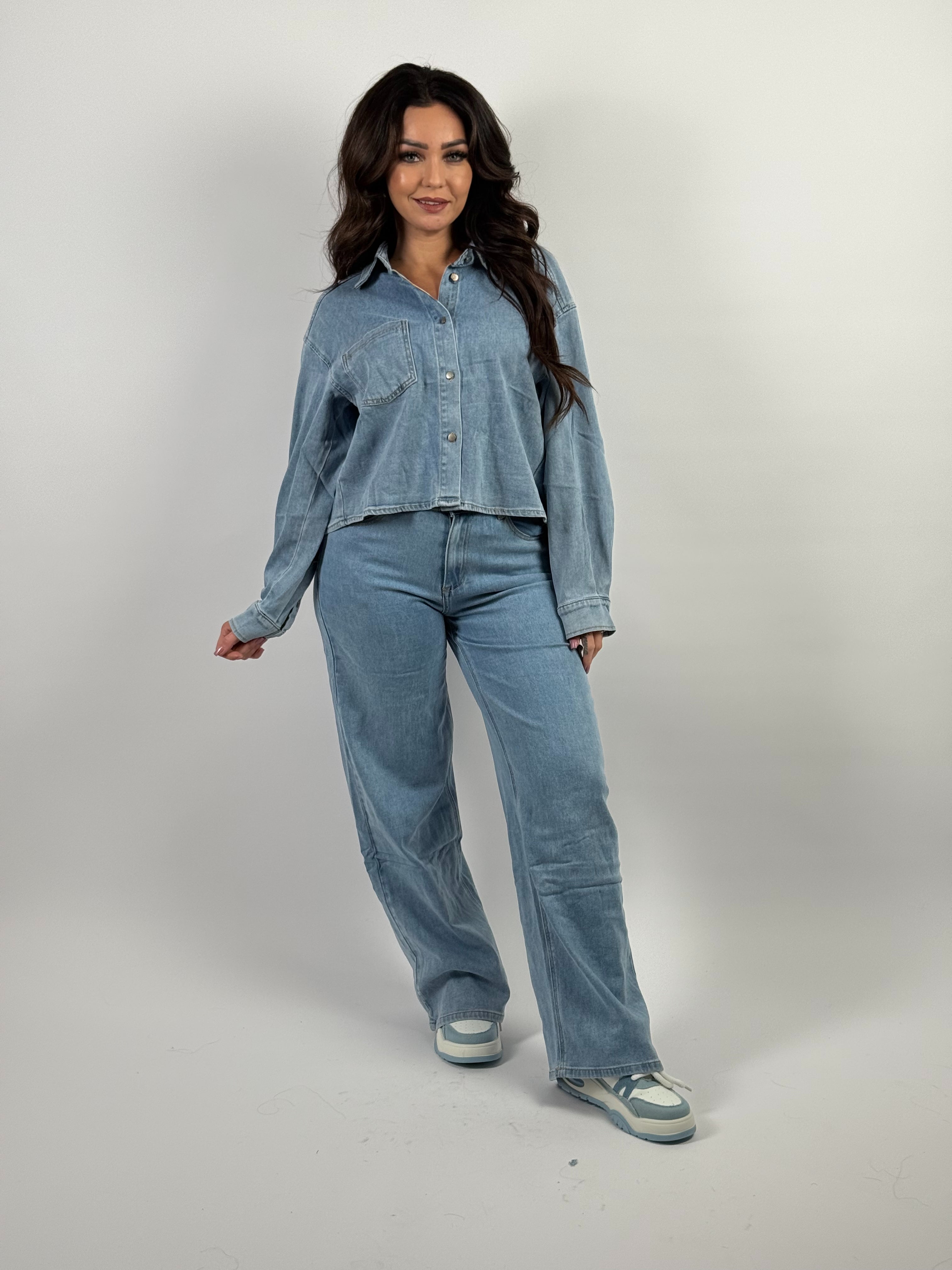 Jeans M 786 Wide Leg Blauw