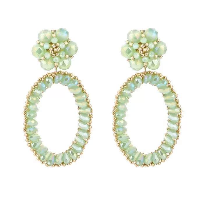 Oorbel 17037 Groen