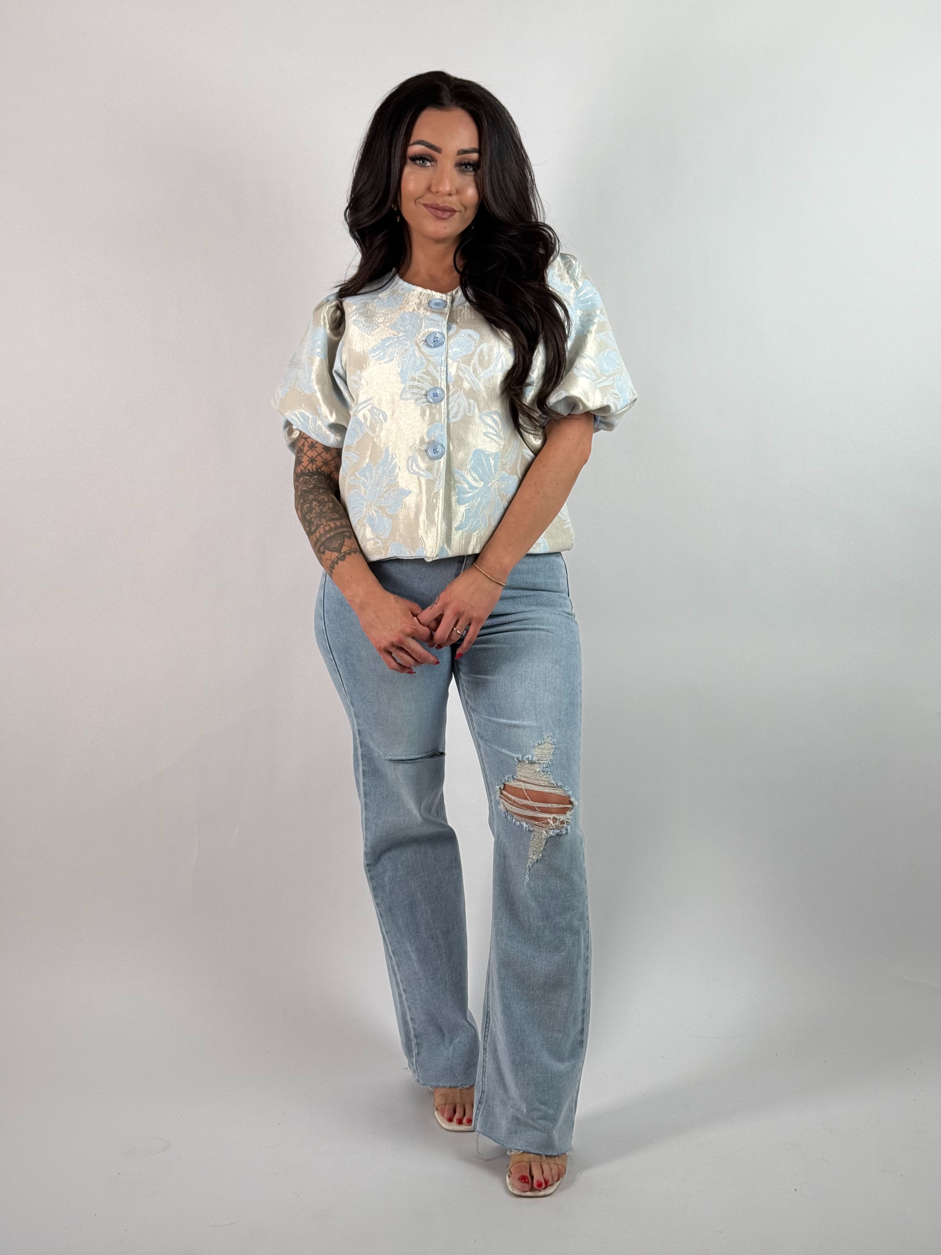 Jasje 591 Bloem Blauw