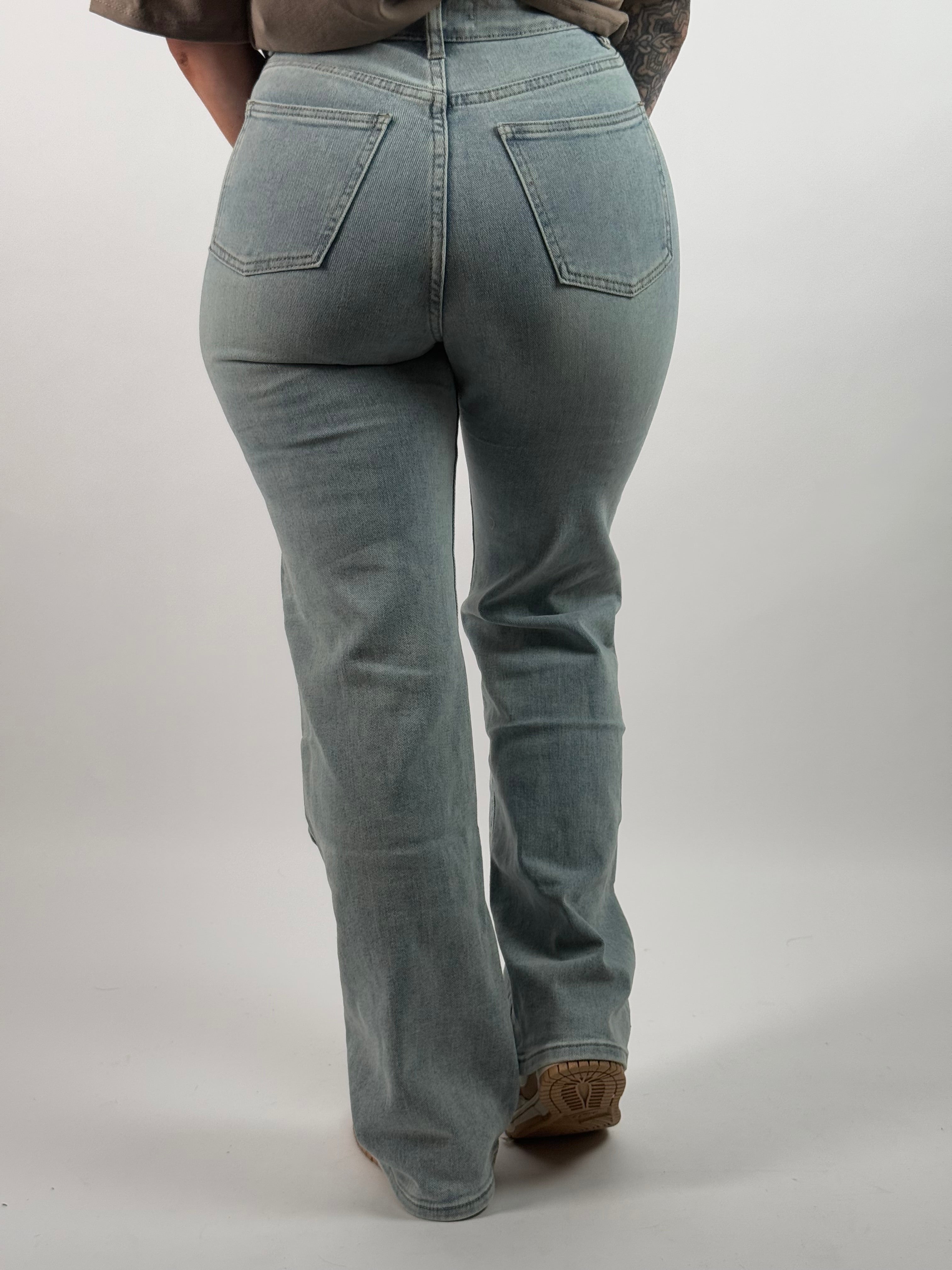 Jeans V 3007 Wide Leg Blauw