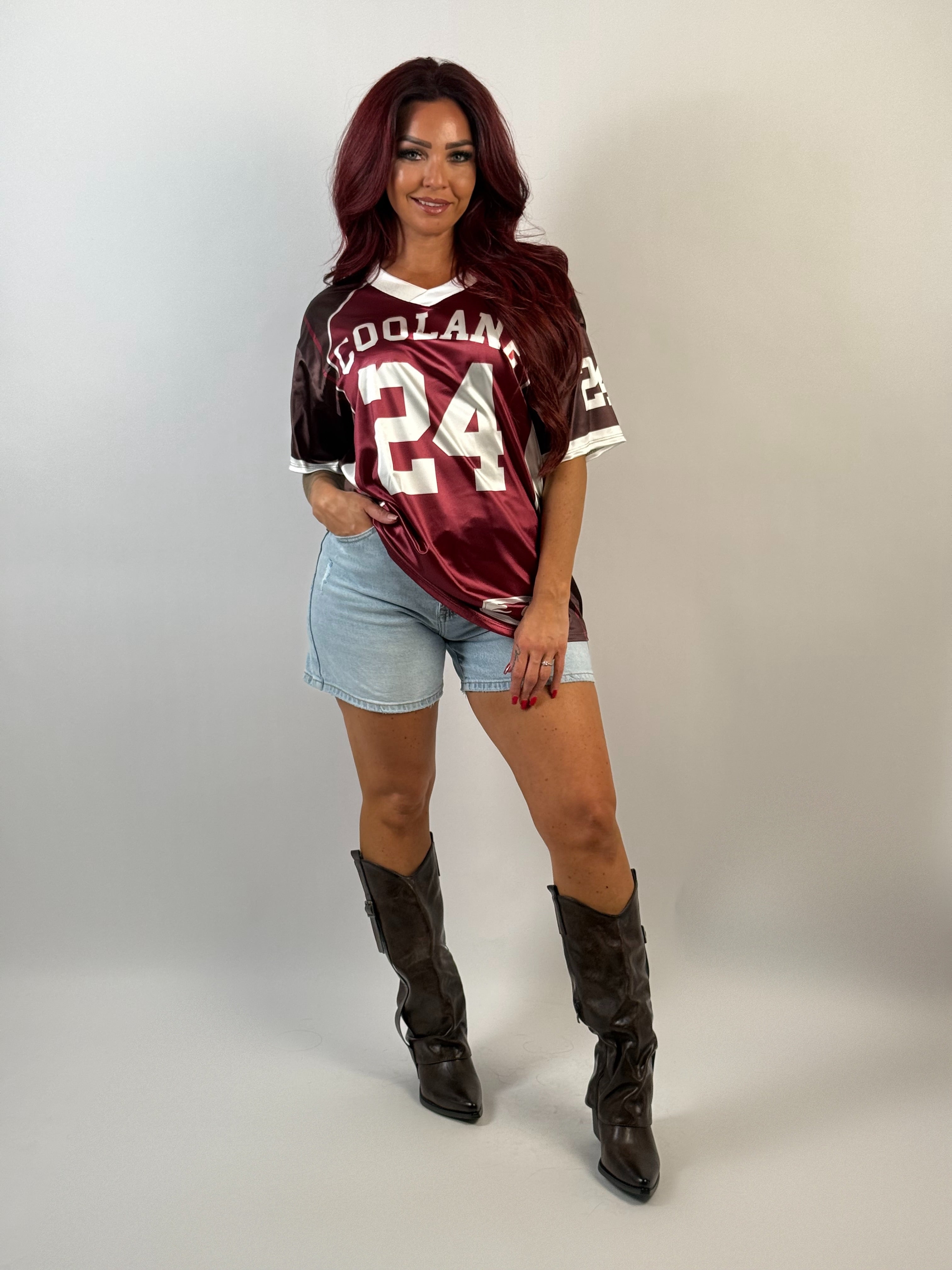Shirt Base 988 Bruin/Bordeaux