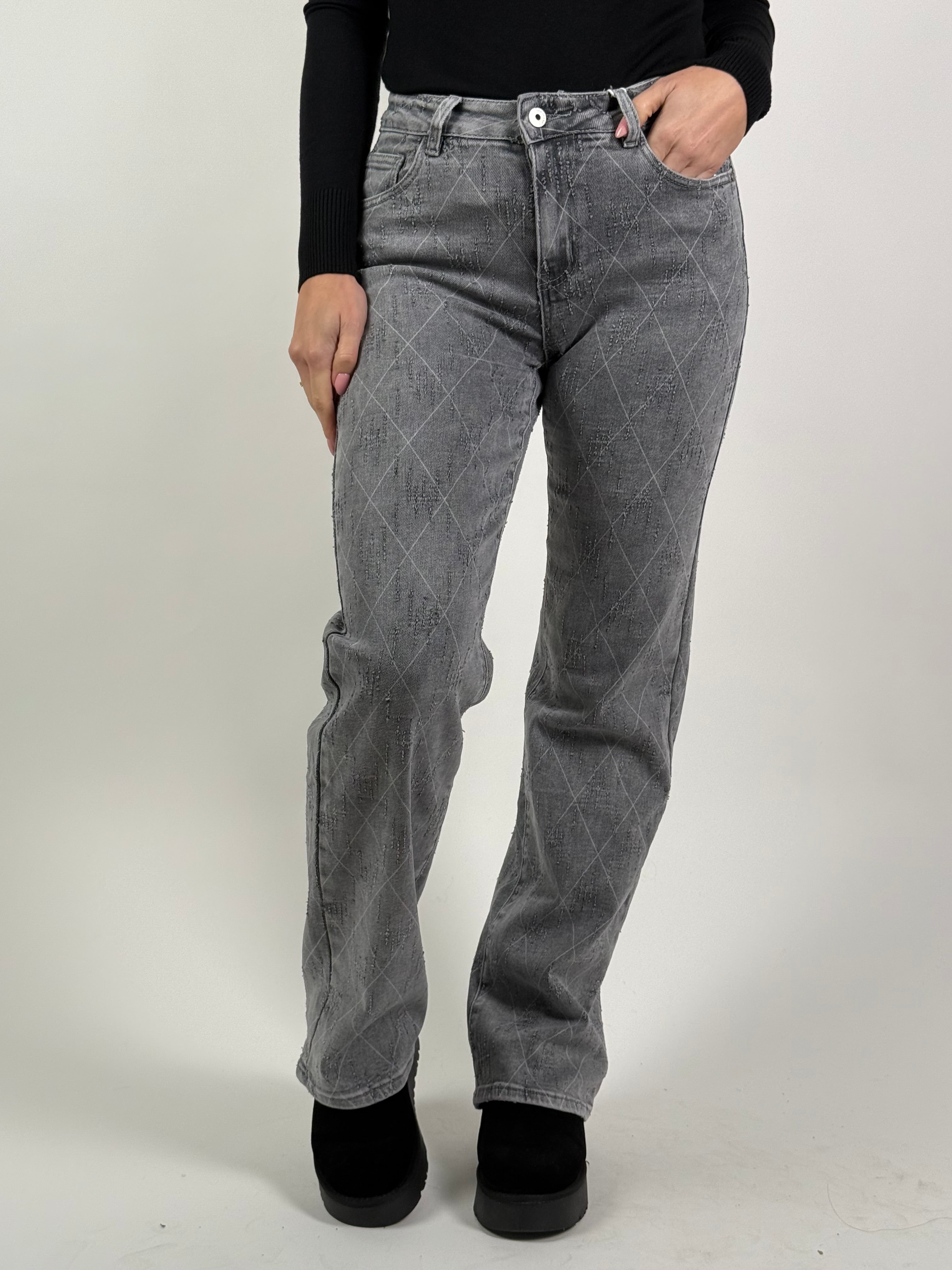 Jeans H 810-1 Wide Grijs