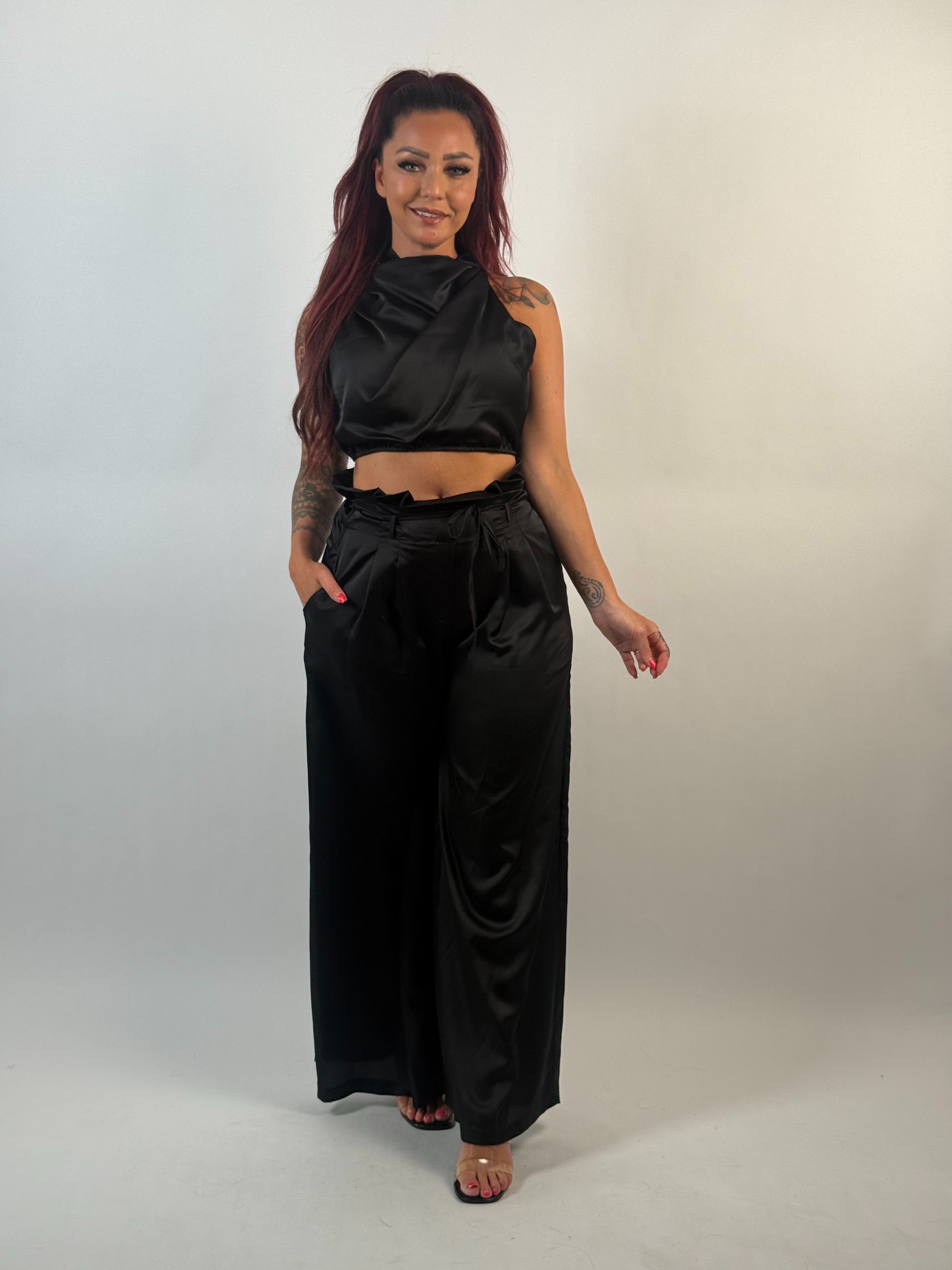 Set Satin Nina 628 Zwart