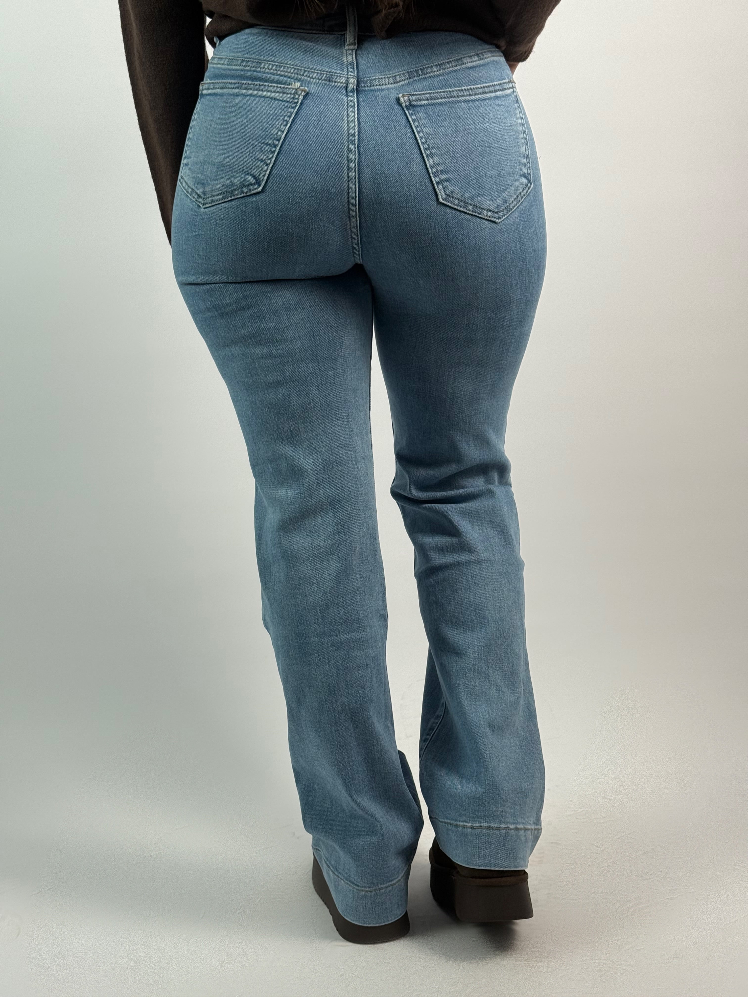 Jeans Y 6511 Wide Leg Blauw