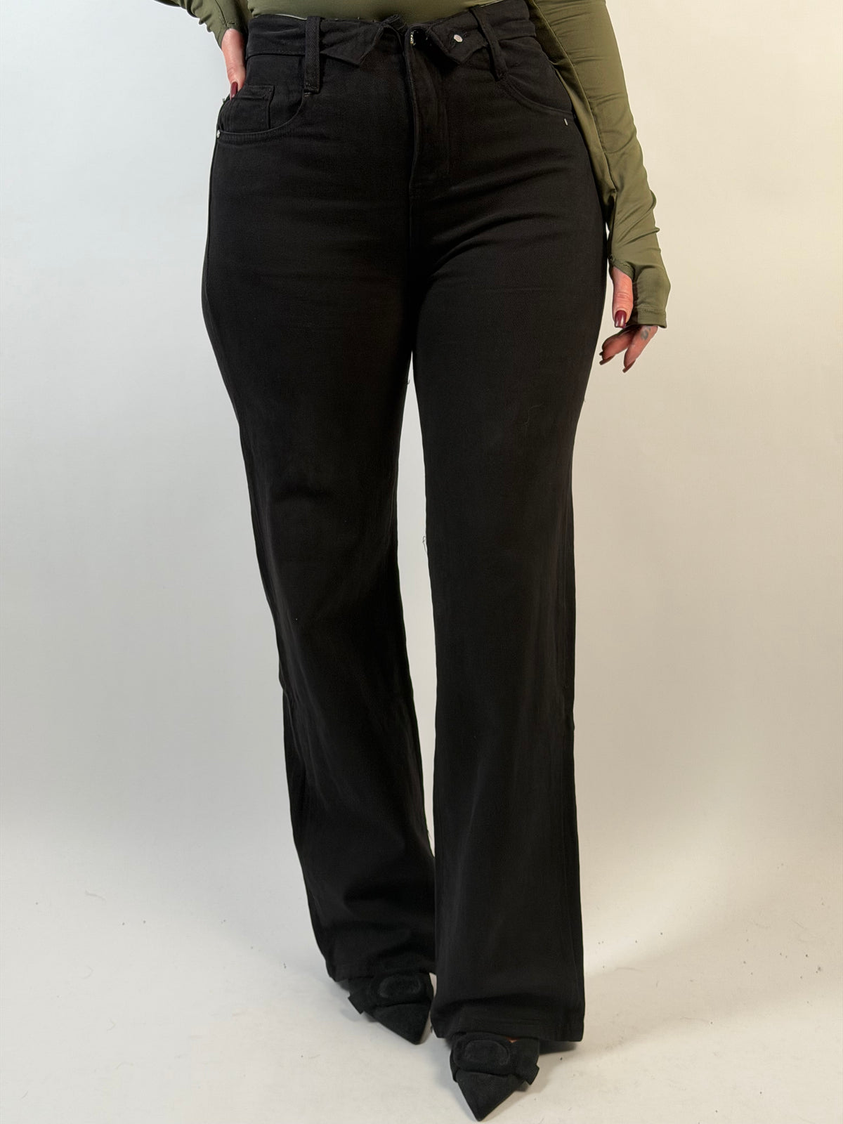 Jeans L 1013 Wide Zwart