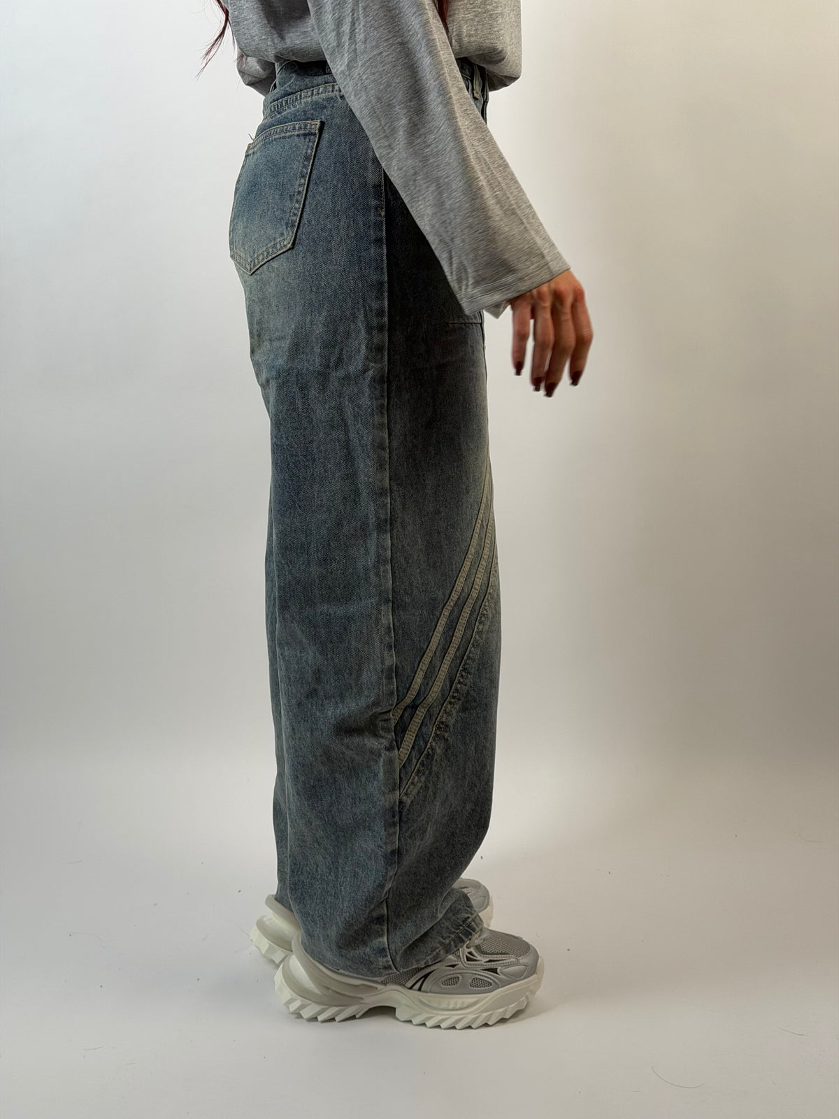 Jeans V 1881 Balloon Blauw