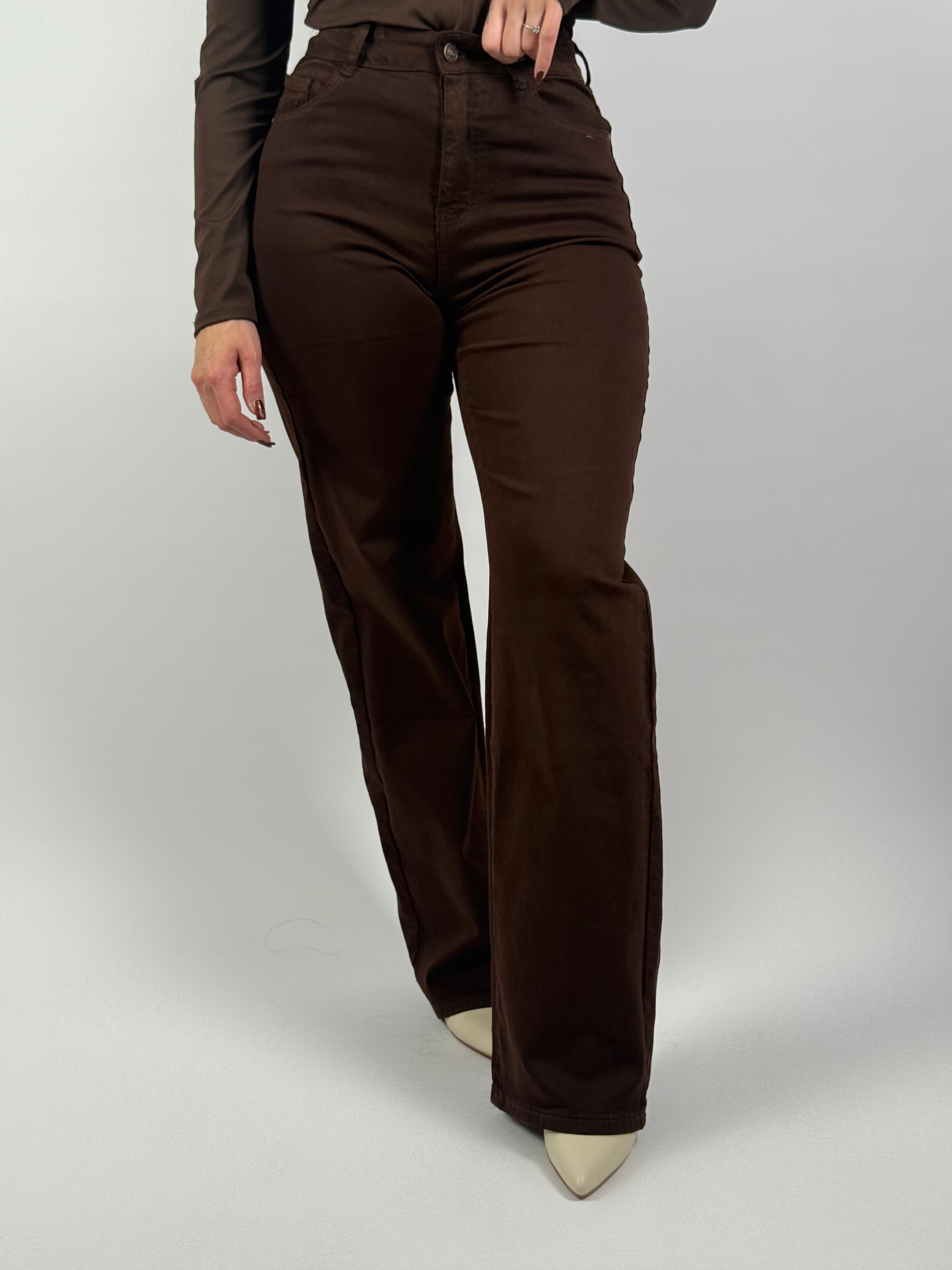 Jeans H 896 Extra Long Wide Bruin