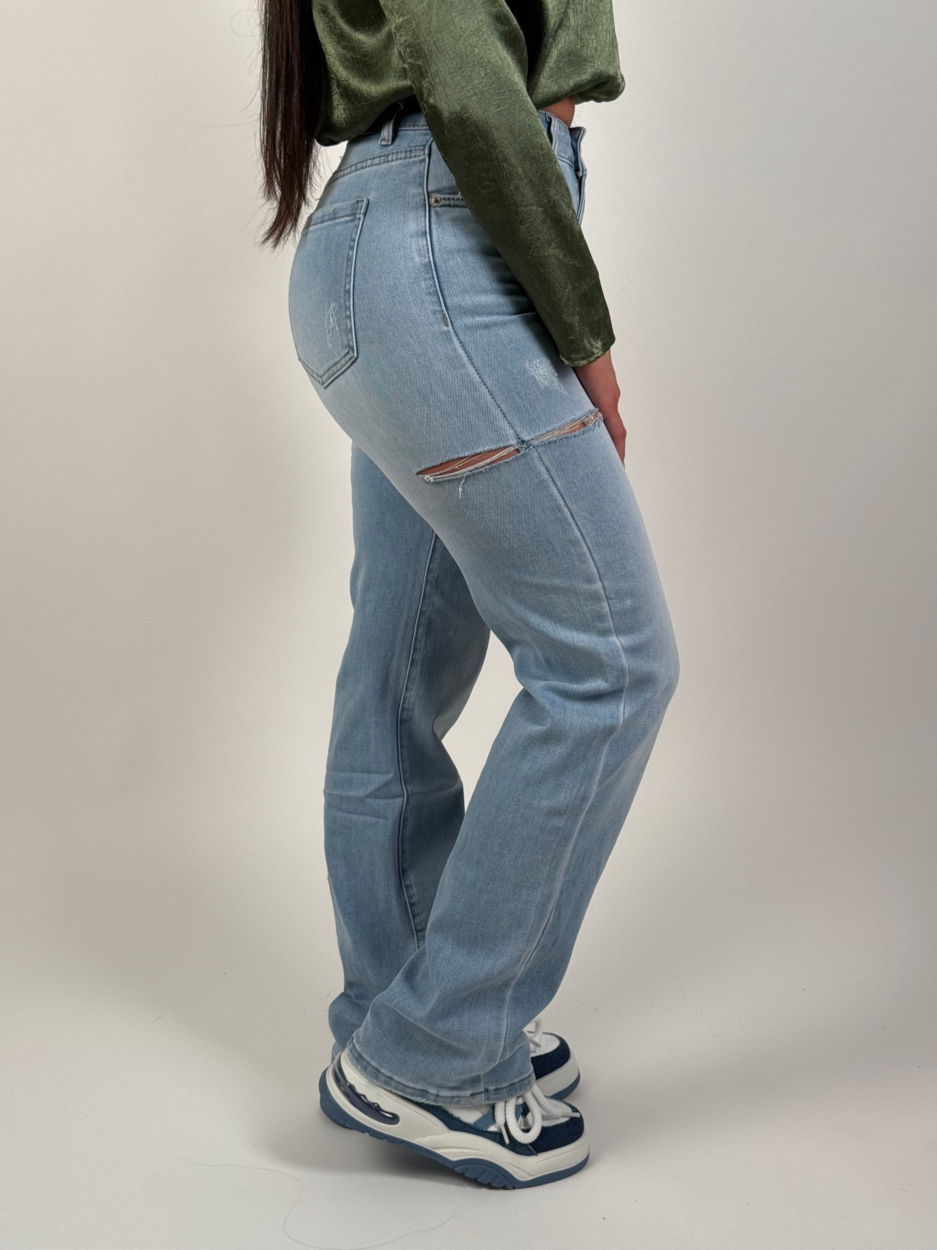 Jeans K 946-2 Straight Blauw