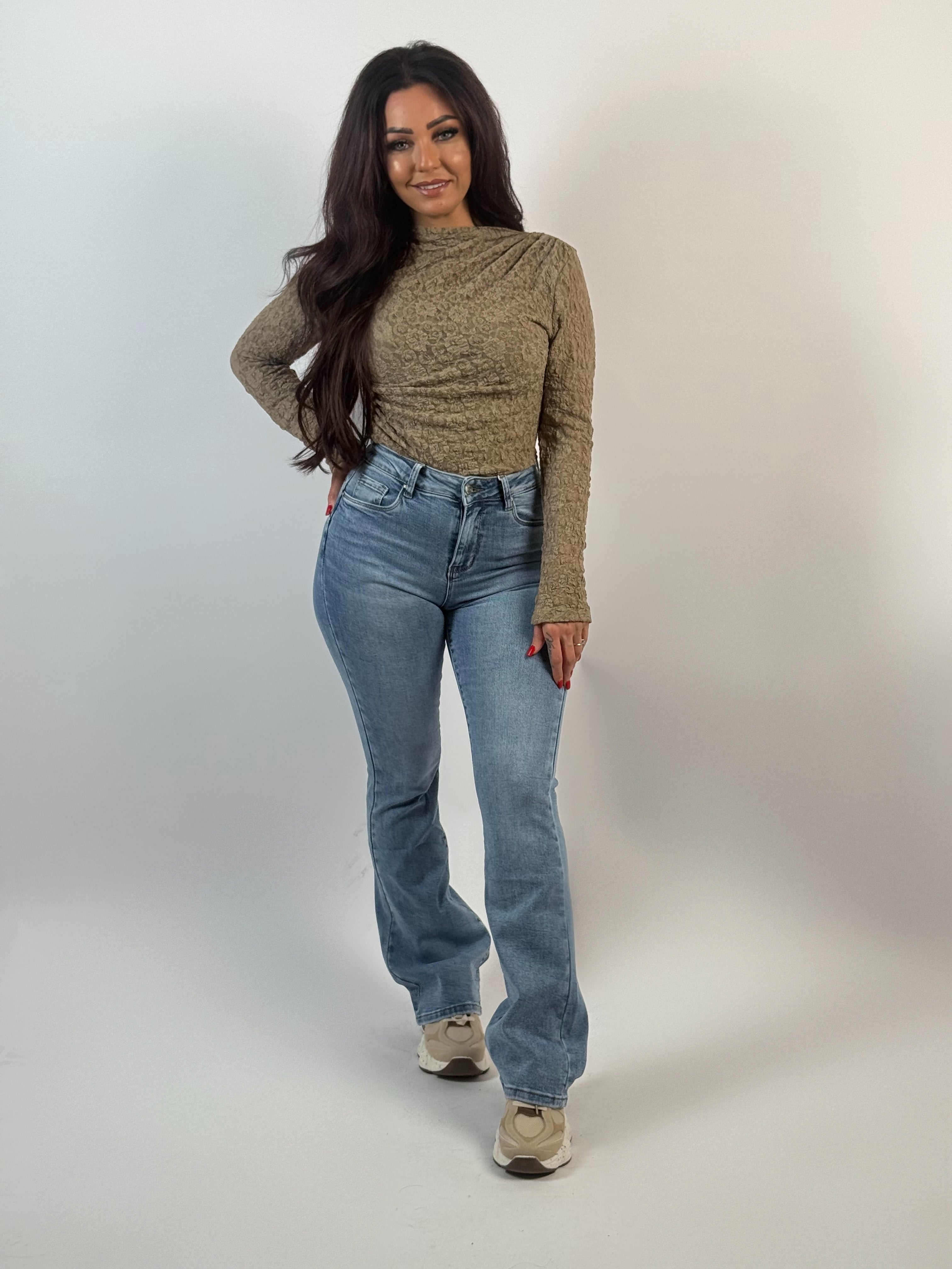 Top Tessy Kant Taupe