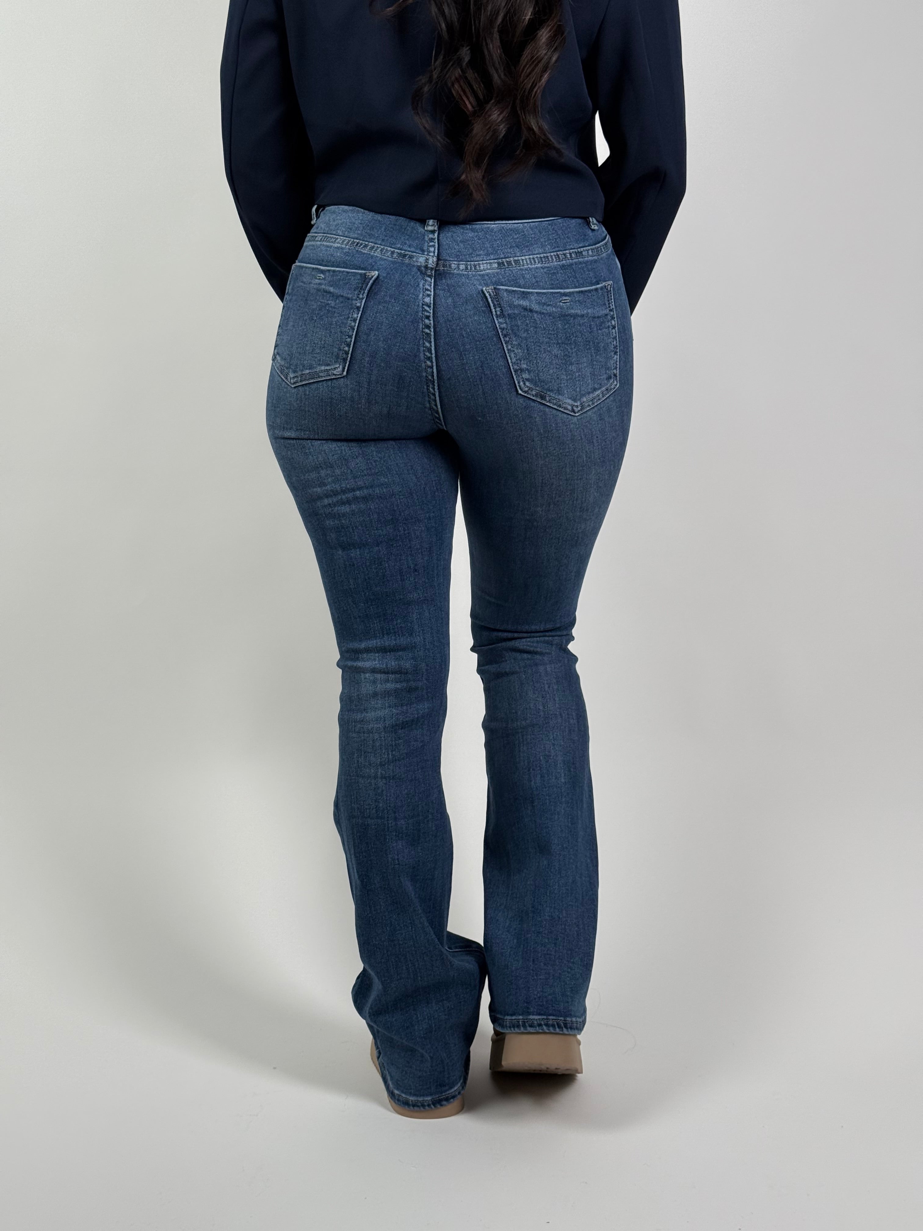 Jeans H 6156-2 Flared Blauw