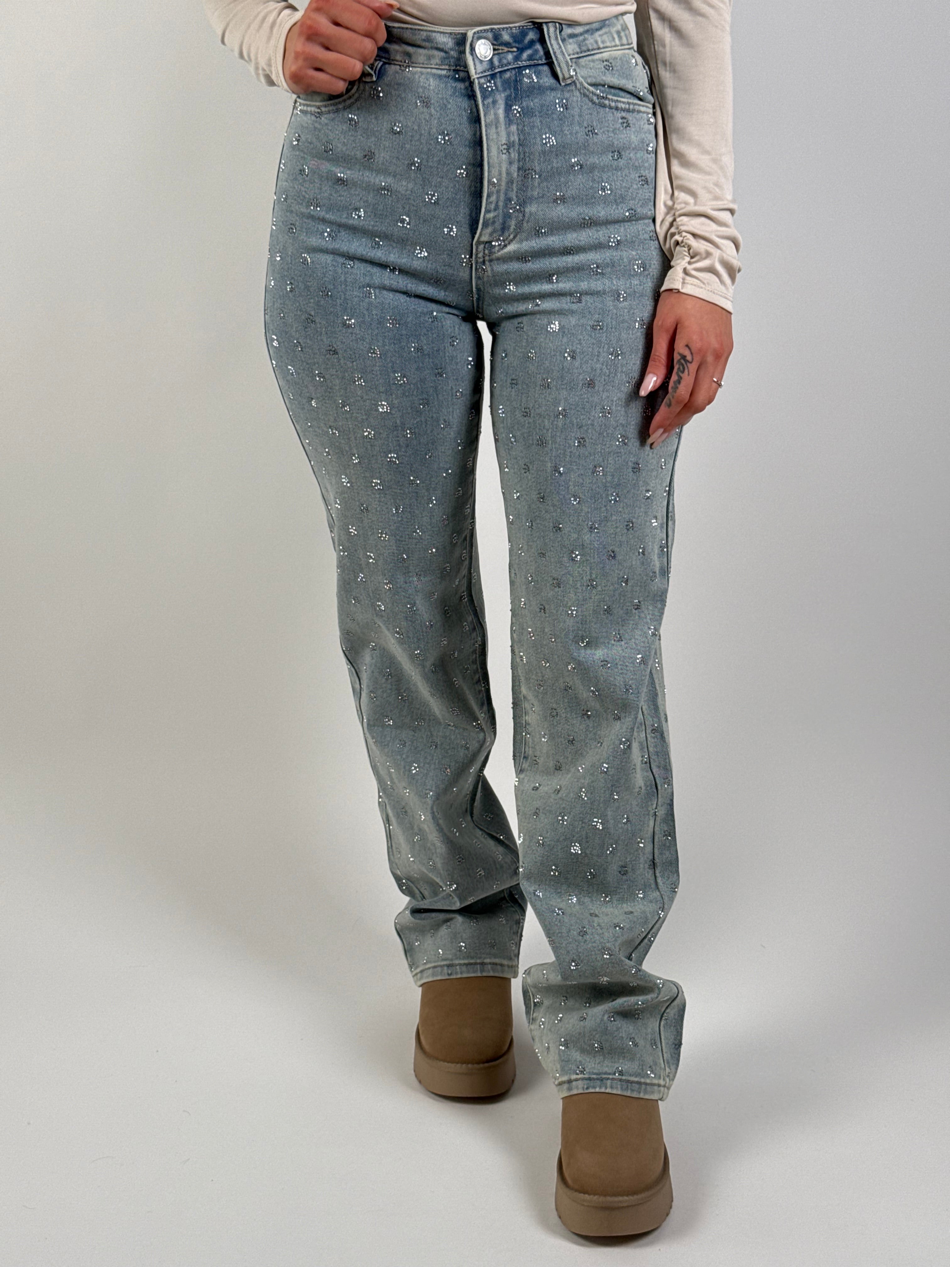Jeans L 419-2 Straight Blauw