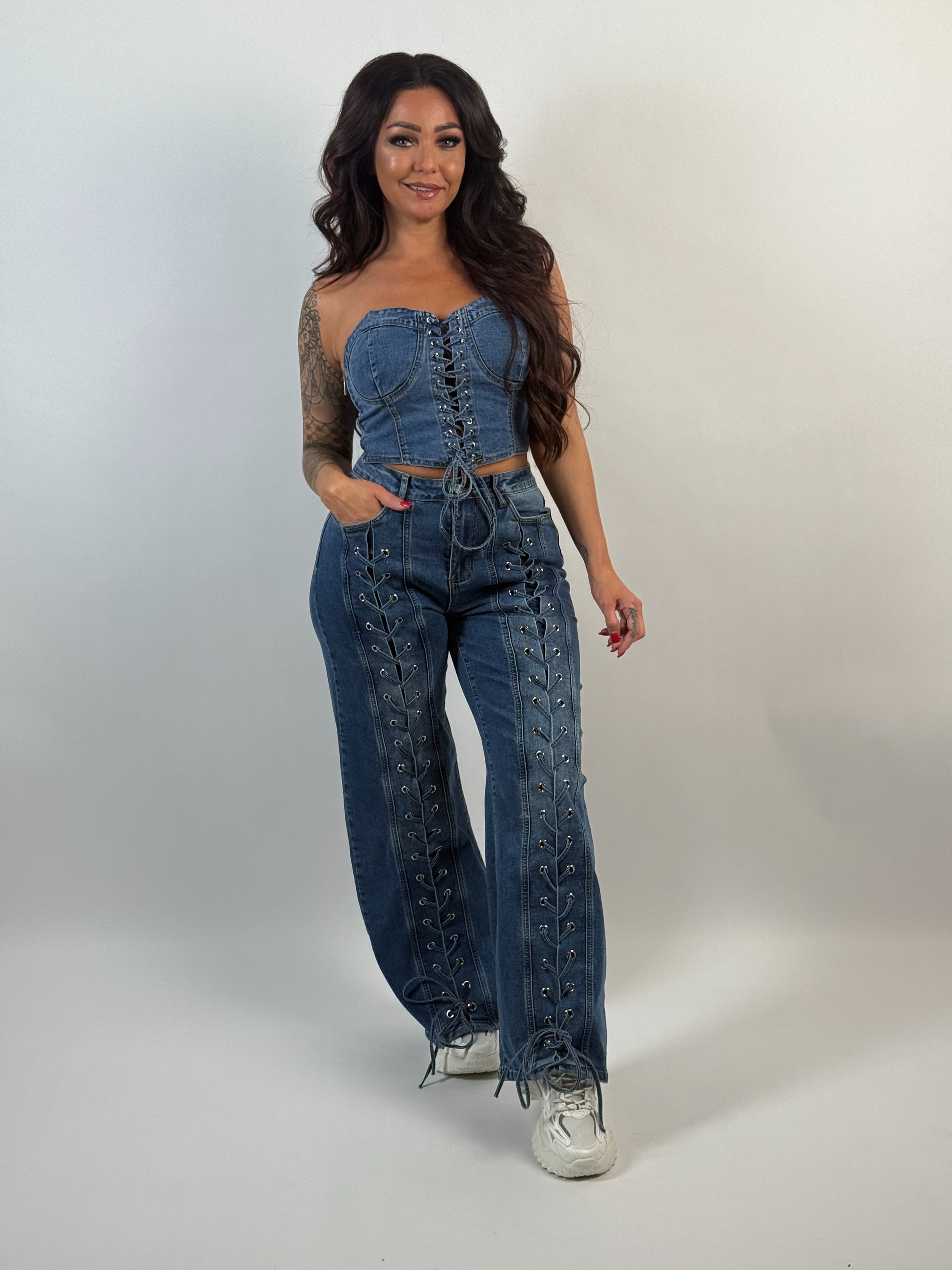 Set Jeans Veter 1152 Blauw