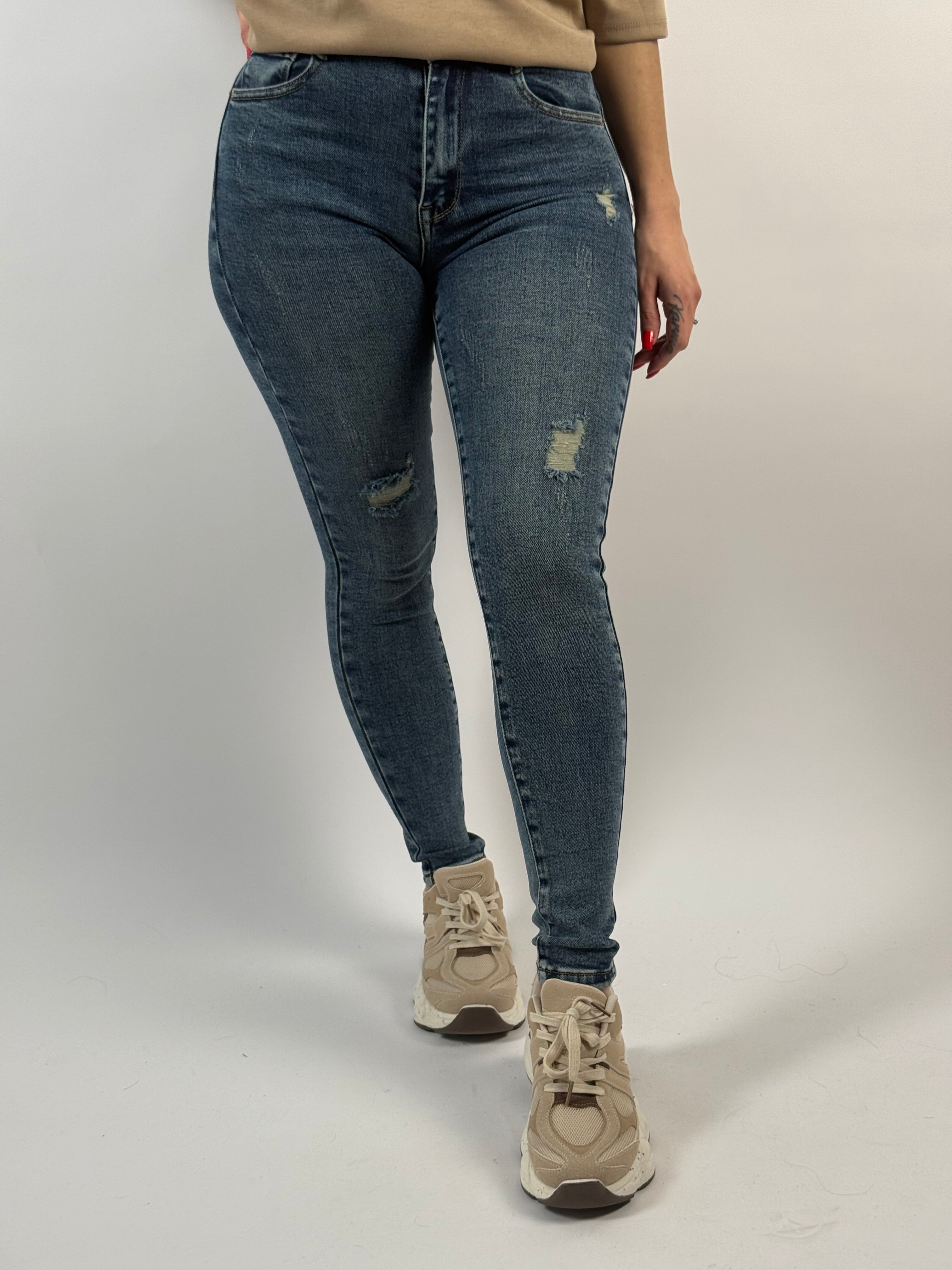 Jeans L 5377-16 Skinny Blauw