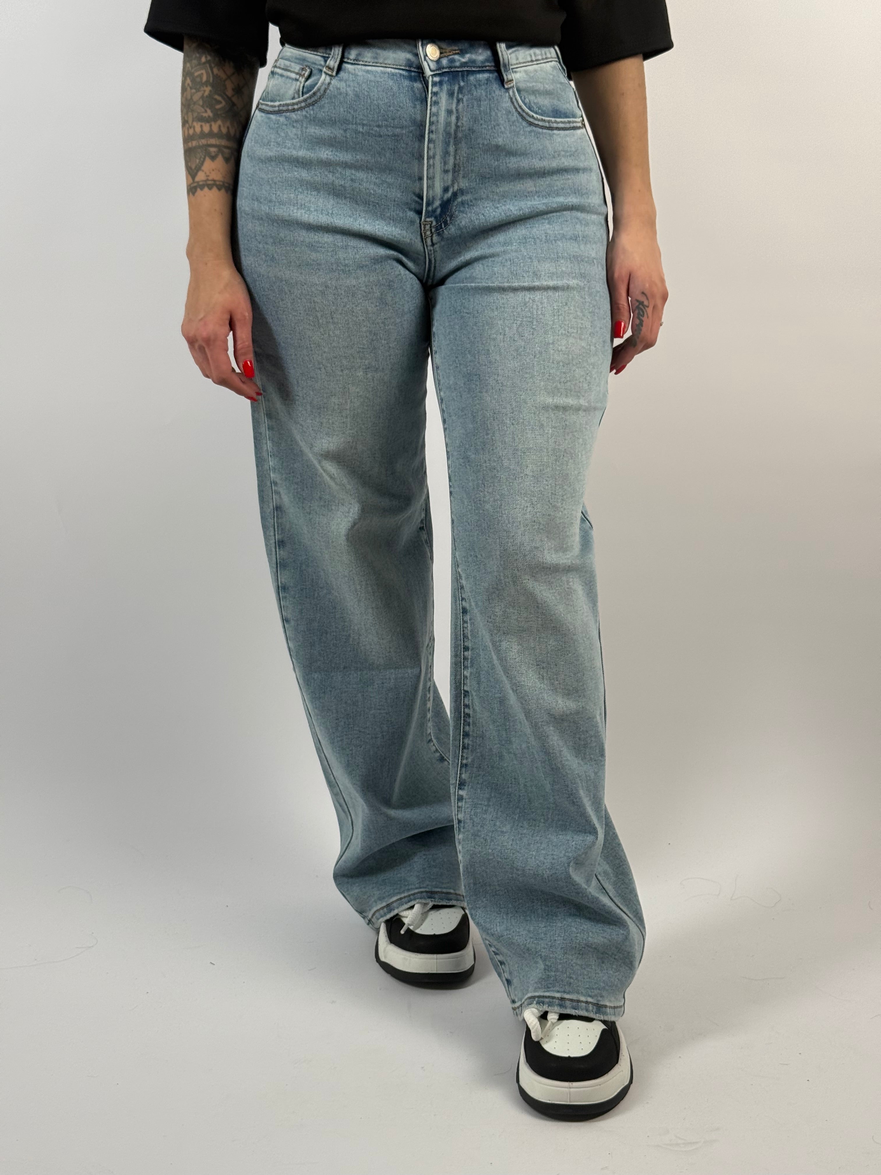 Jeans L 6078-2 Wide Blauw