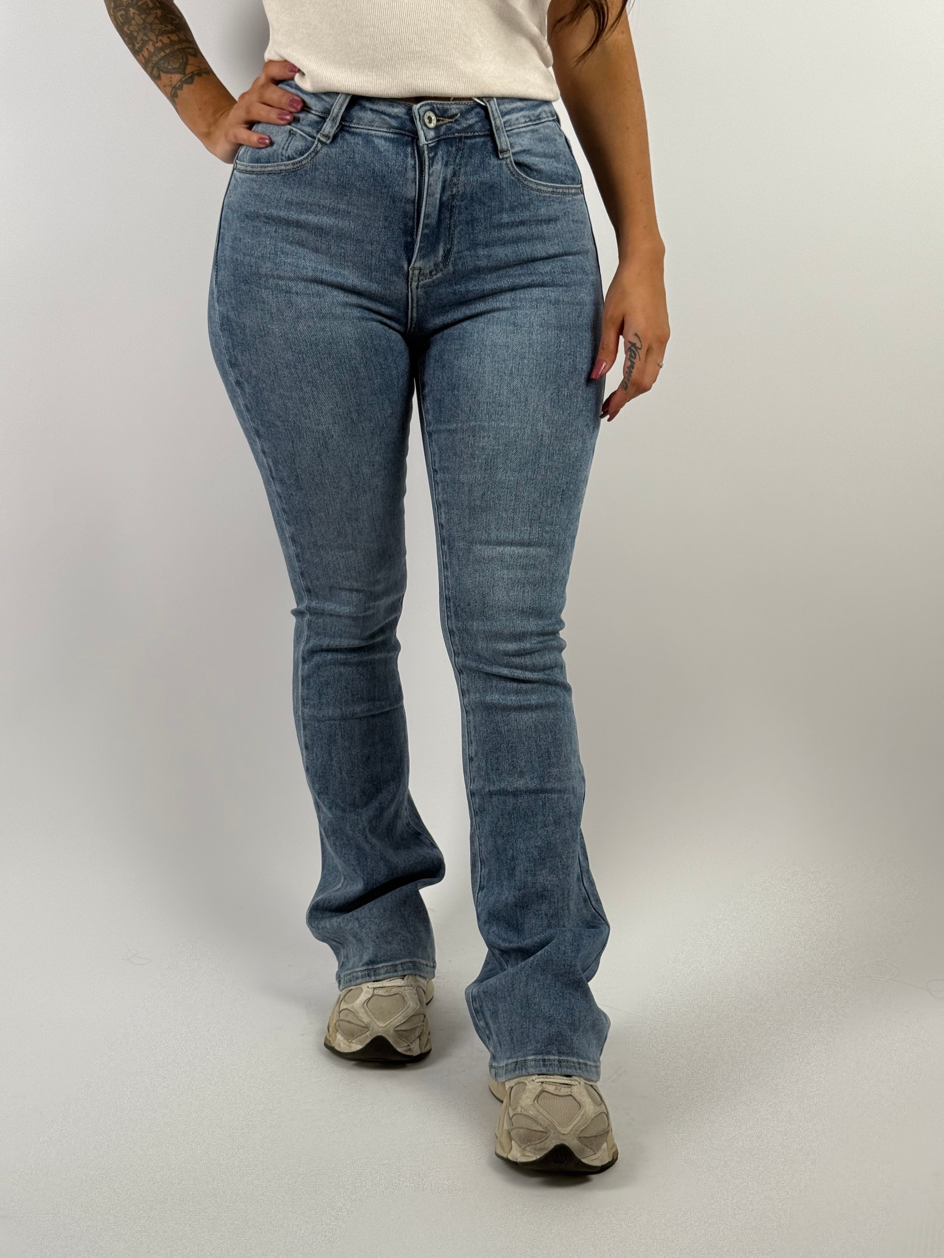 Jeans H 6156-17 Flared Blue