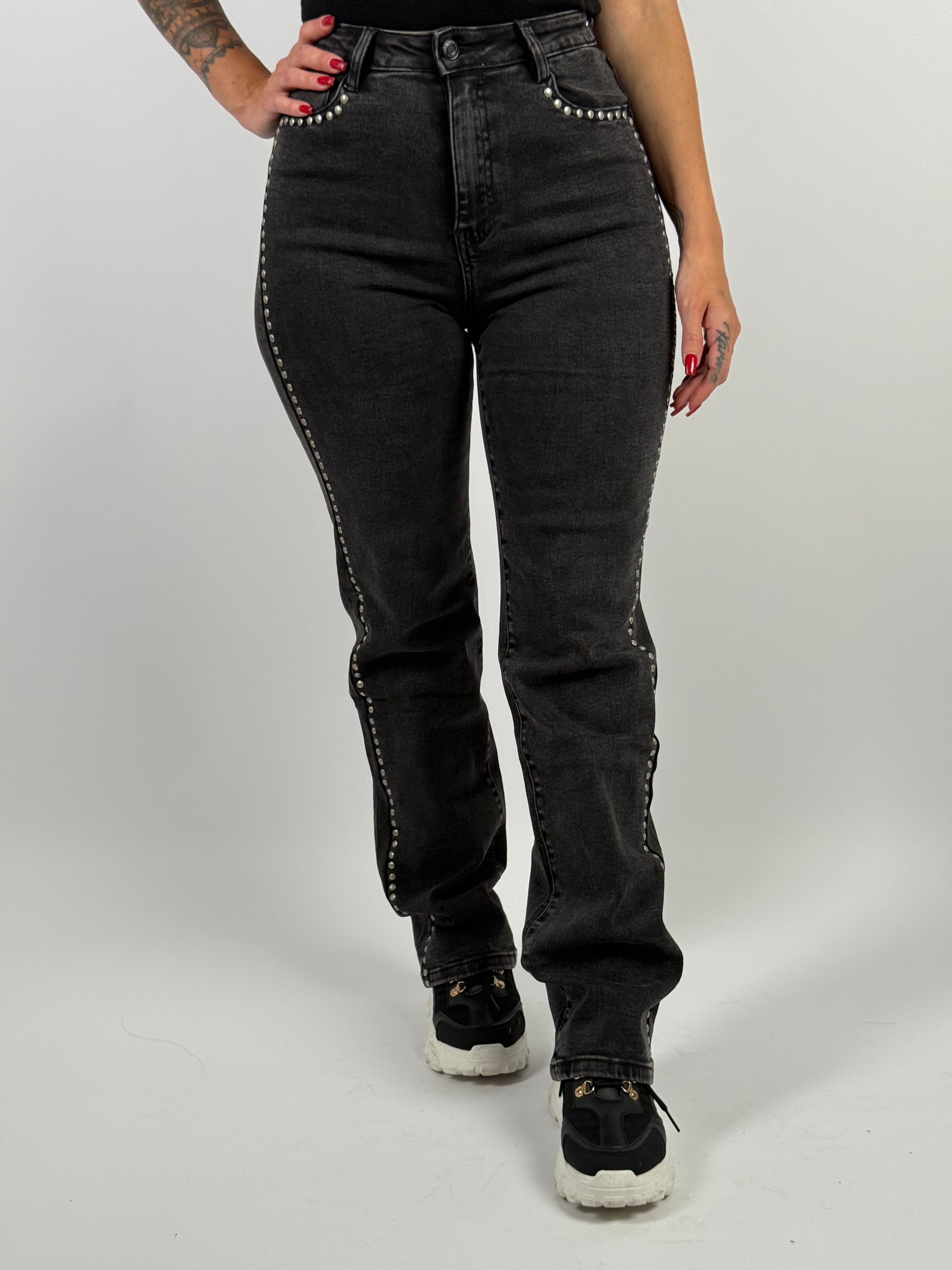 Jeans L 6011-1 Straight Grijs