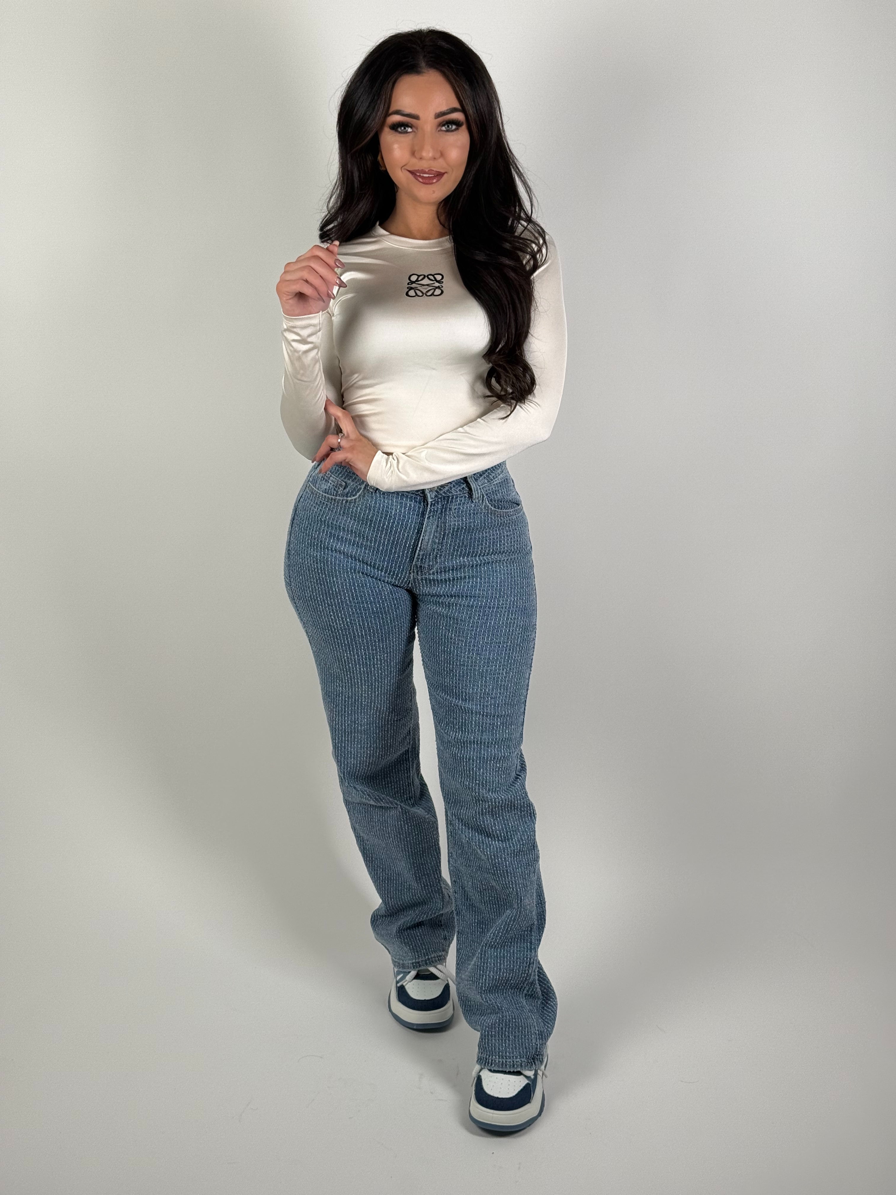 Jeans H 865 Wide Leg Blauw