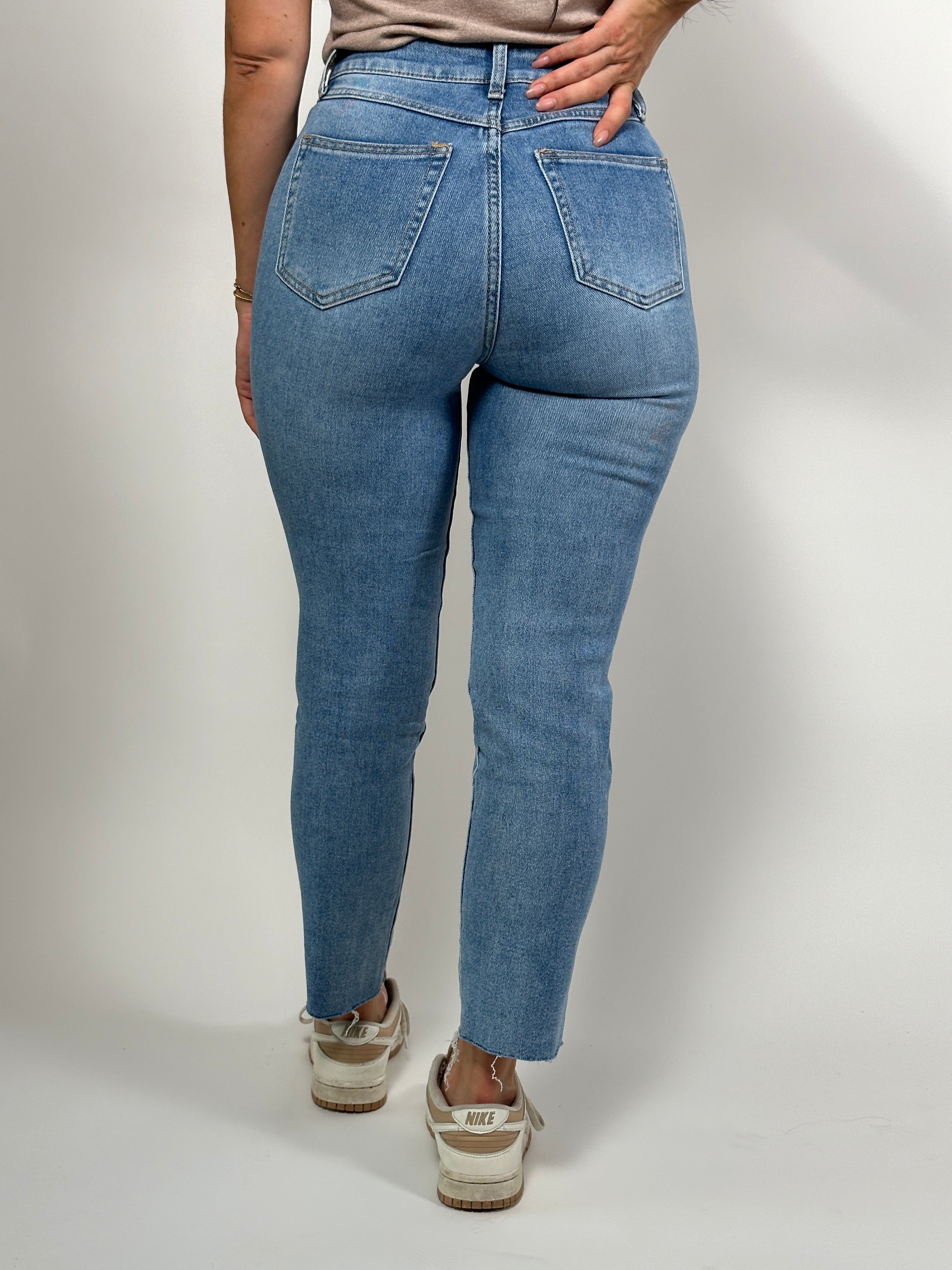 Jeans R 2217 Mom Blauw