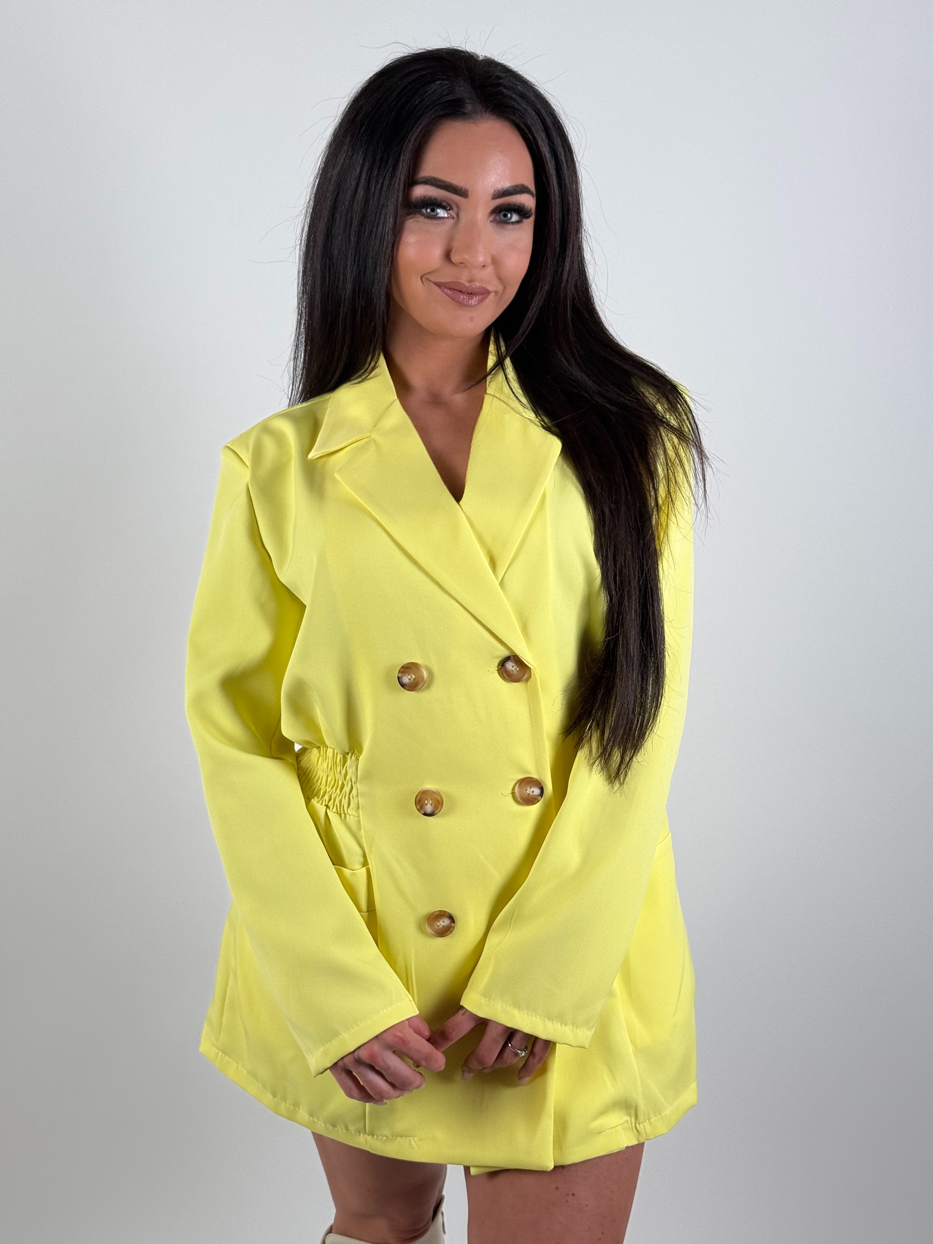 Blazer Jurk Anna Geel