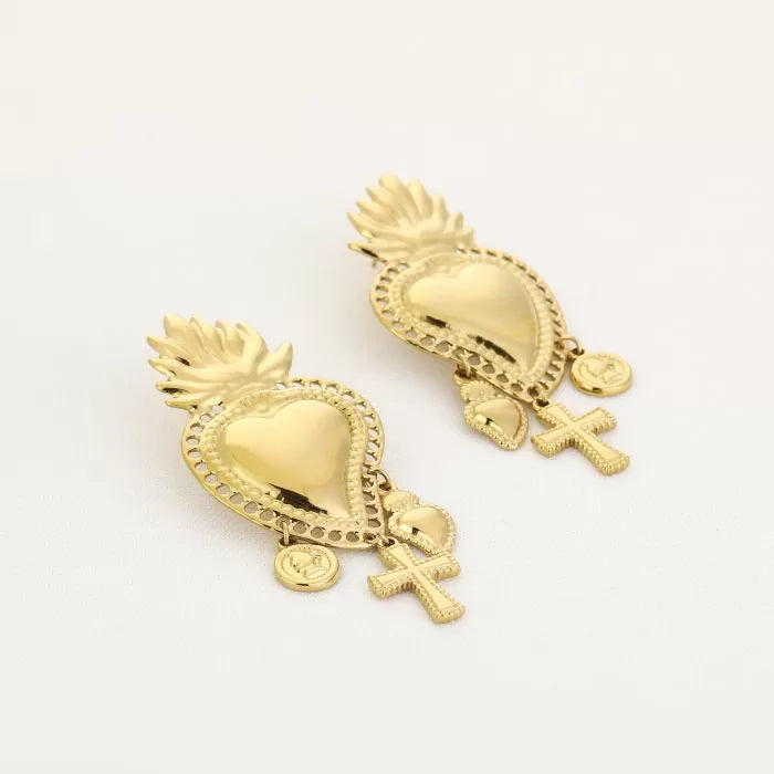 Oorbel 17219 Goud