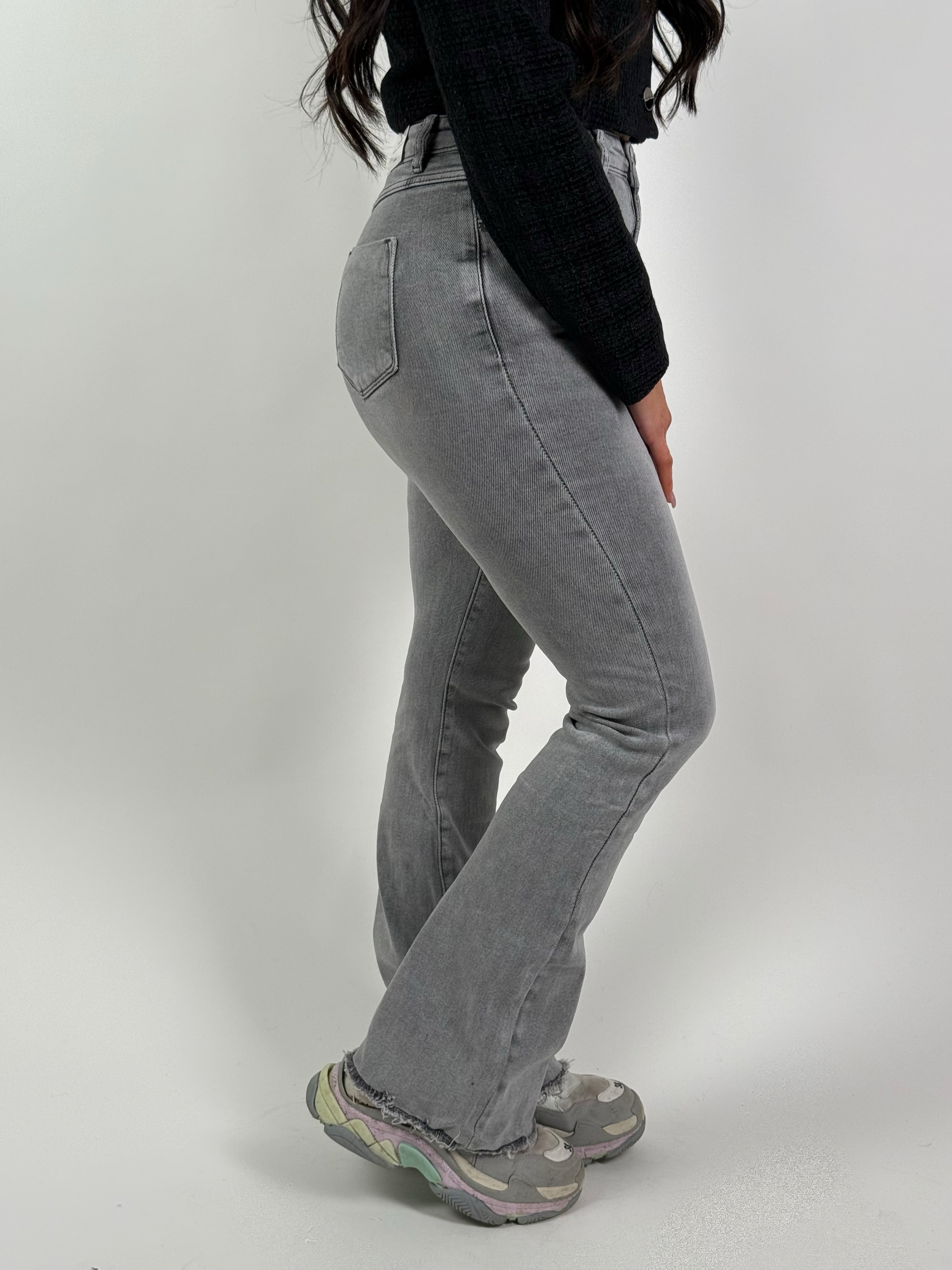 Jeans V Flared 8268 Grijs