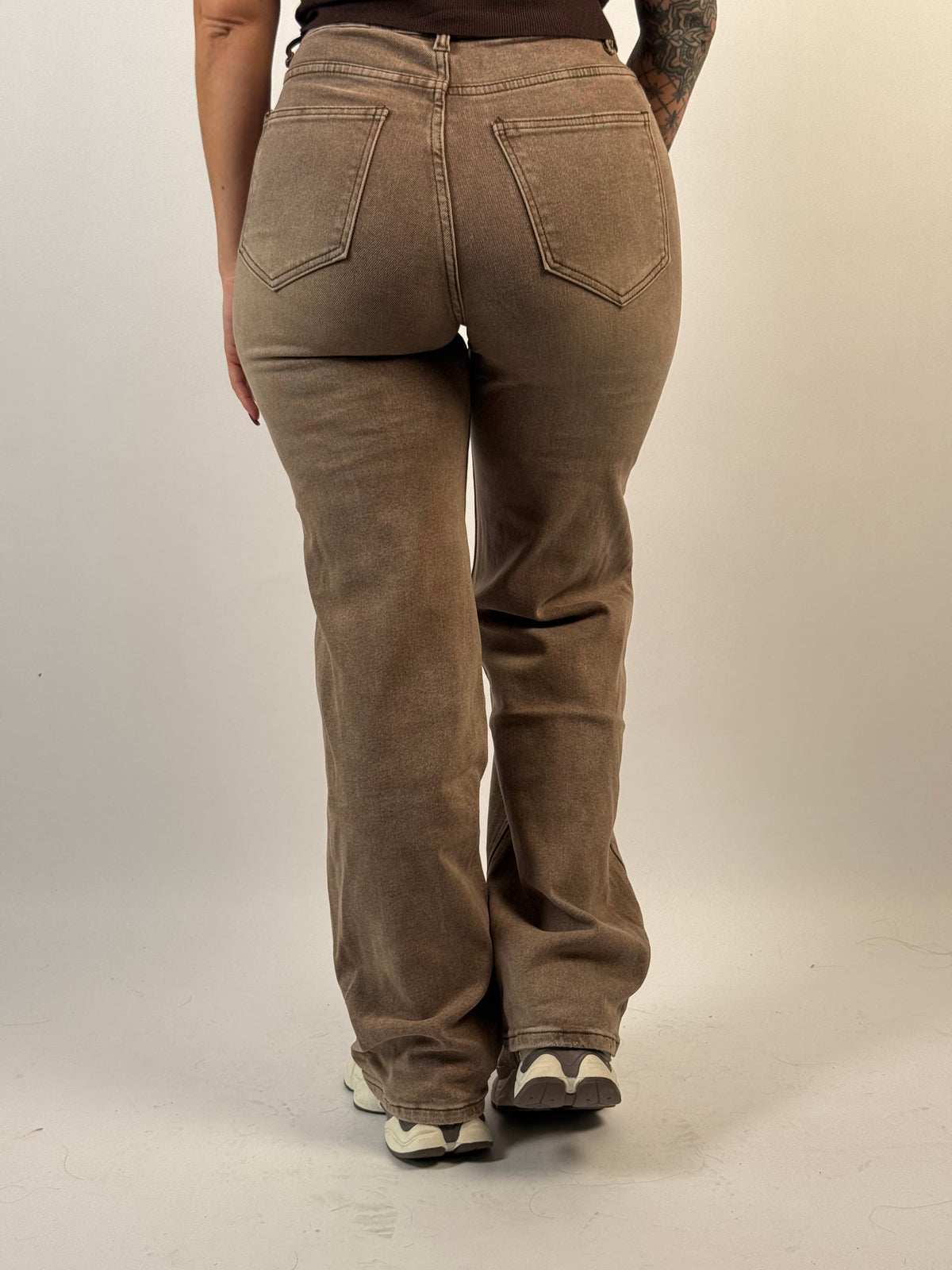 Jeans F 2745 Wash Wide Taupe