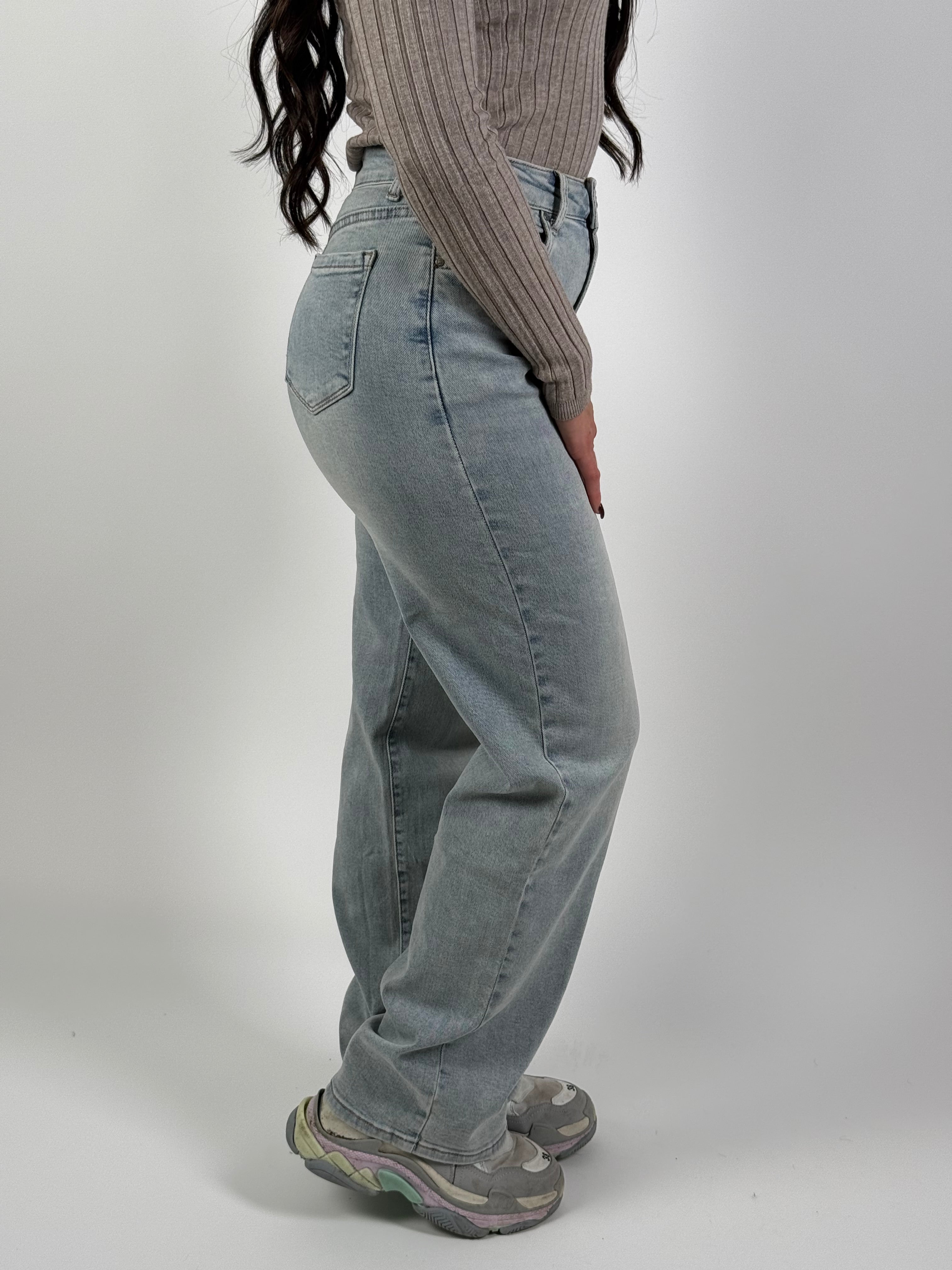 Jeans H 5324-2 Wide Leg Blauw