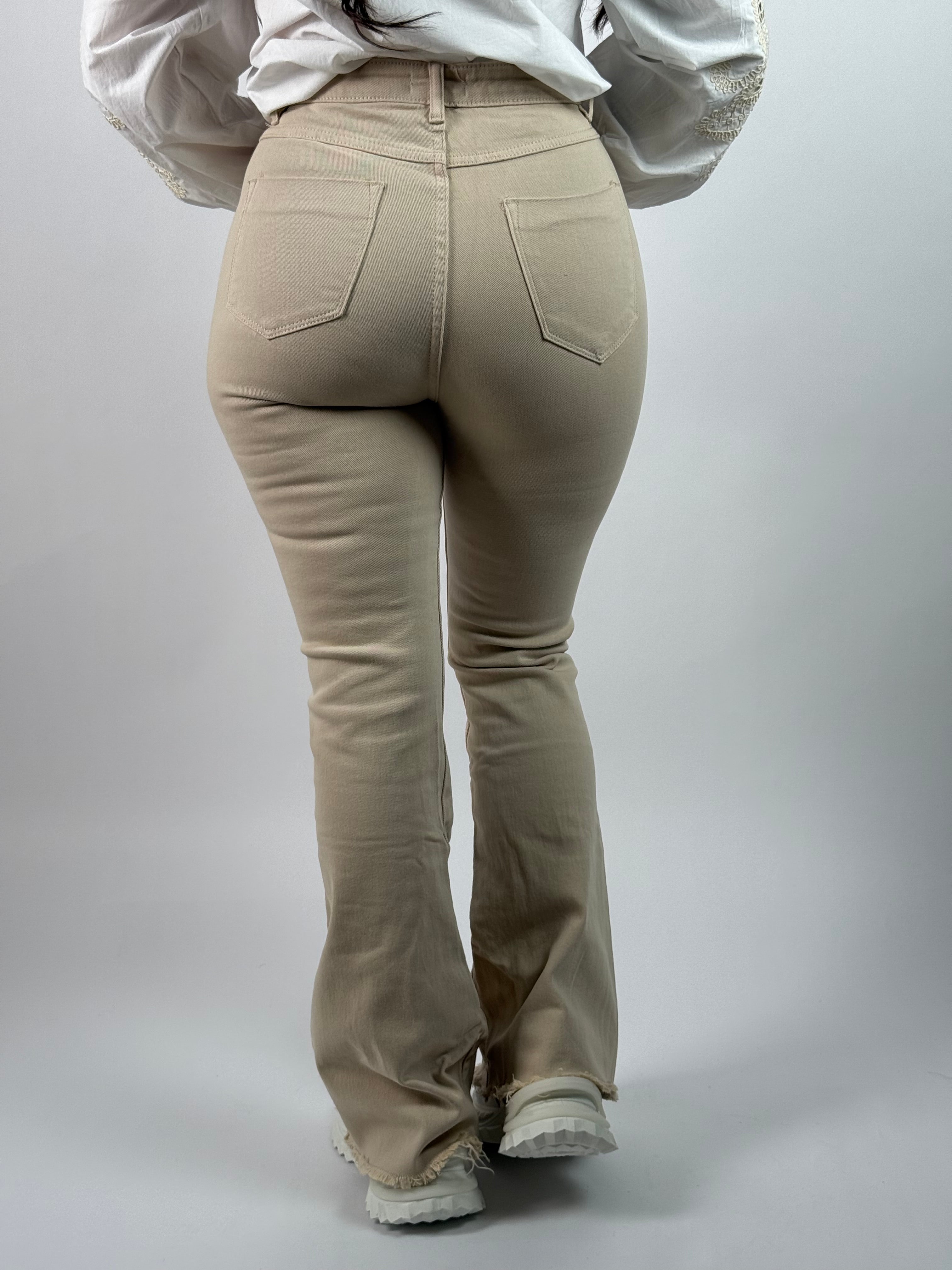 Jeans V 7779 Flared Beige