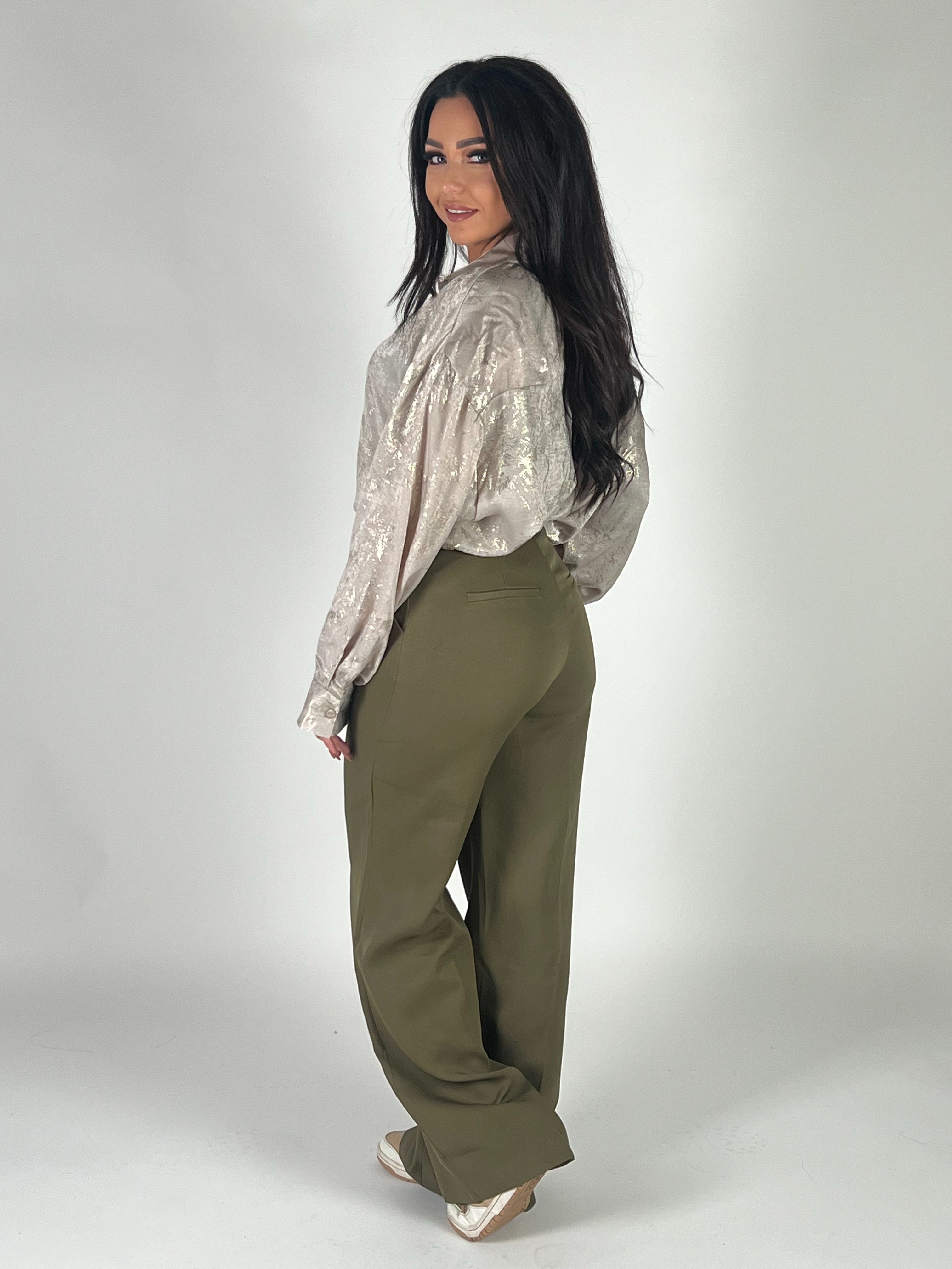 Pantalon Y 492 Groen